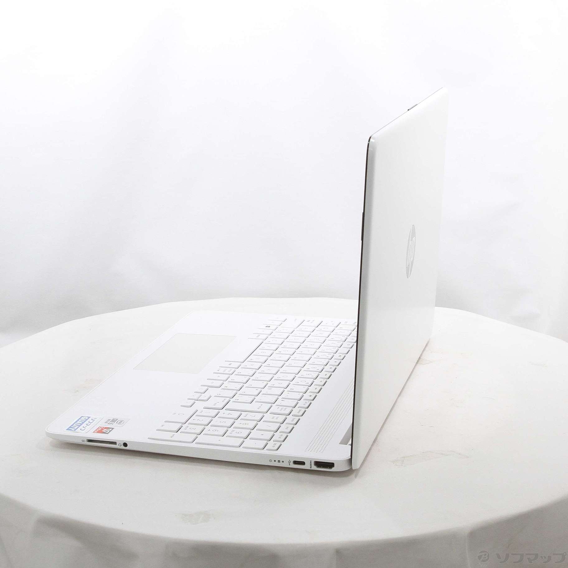 中古】HP 15s-fq1066TU 2Z190PA-AAAA ピュアホワイト 〔Windows 10