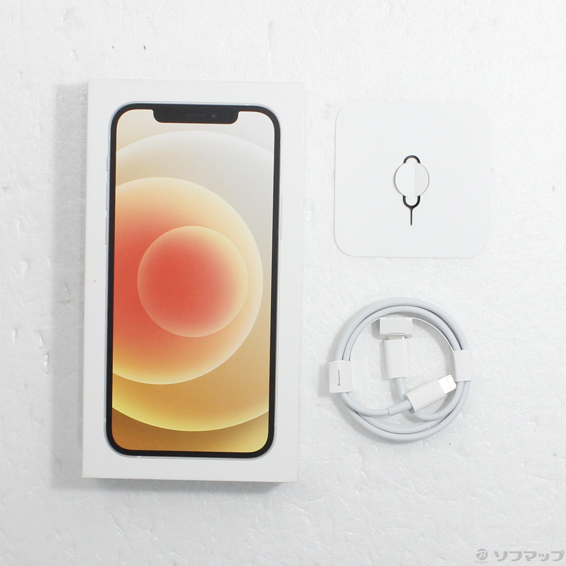 中古】iPhone12 64GB ホワイト MGHP3J／A SIMフリー [2133072610964