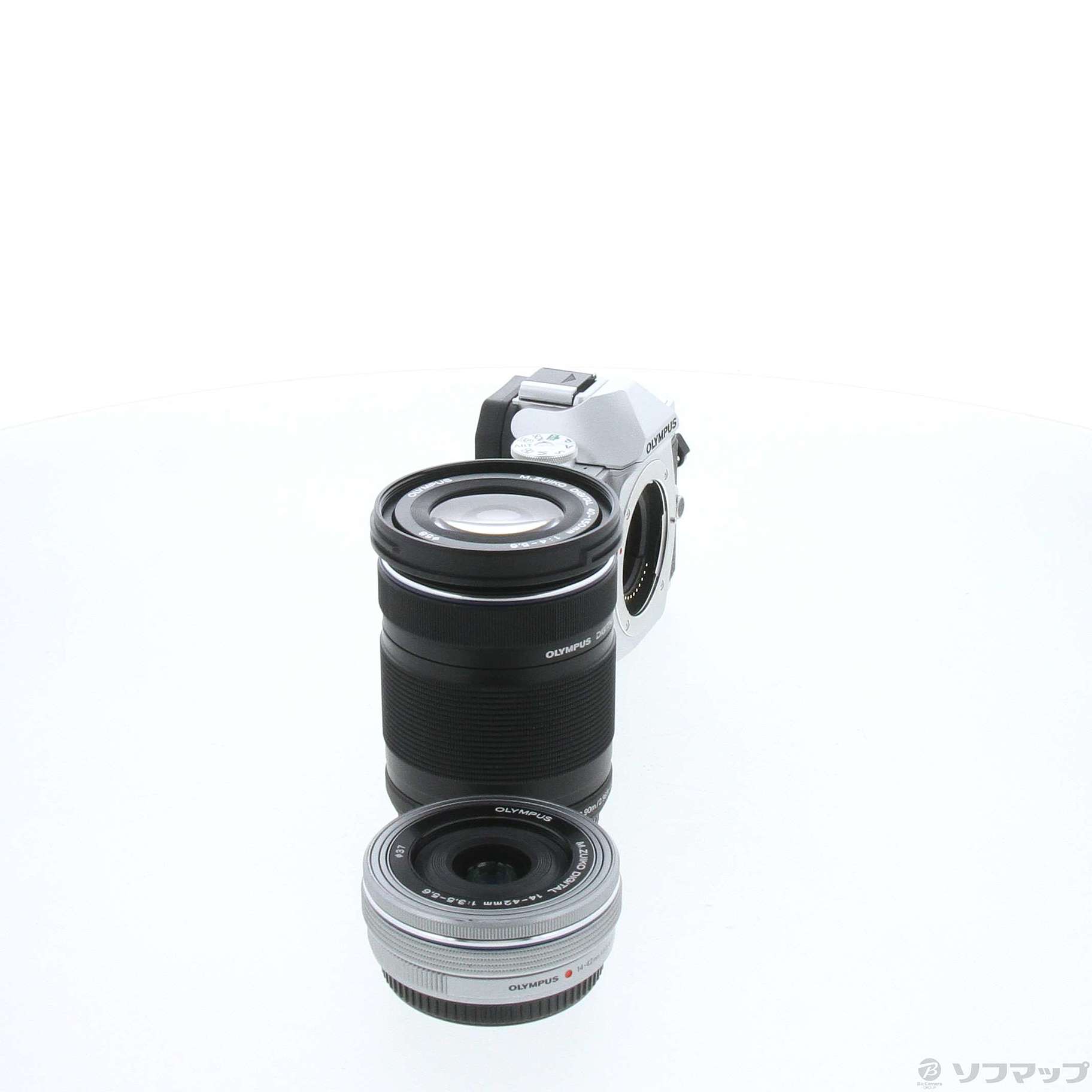 中古】OM-D E-M10 MarkIII EZ ダブルズームキット シルバー 