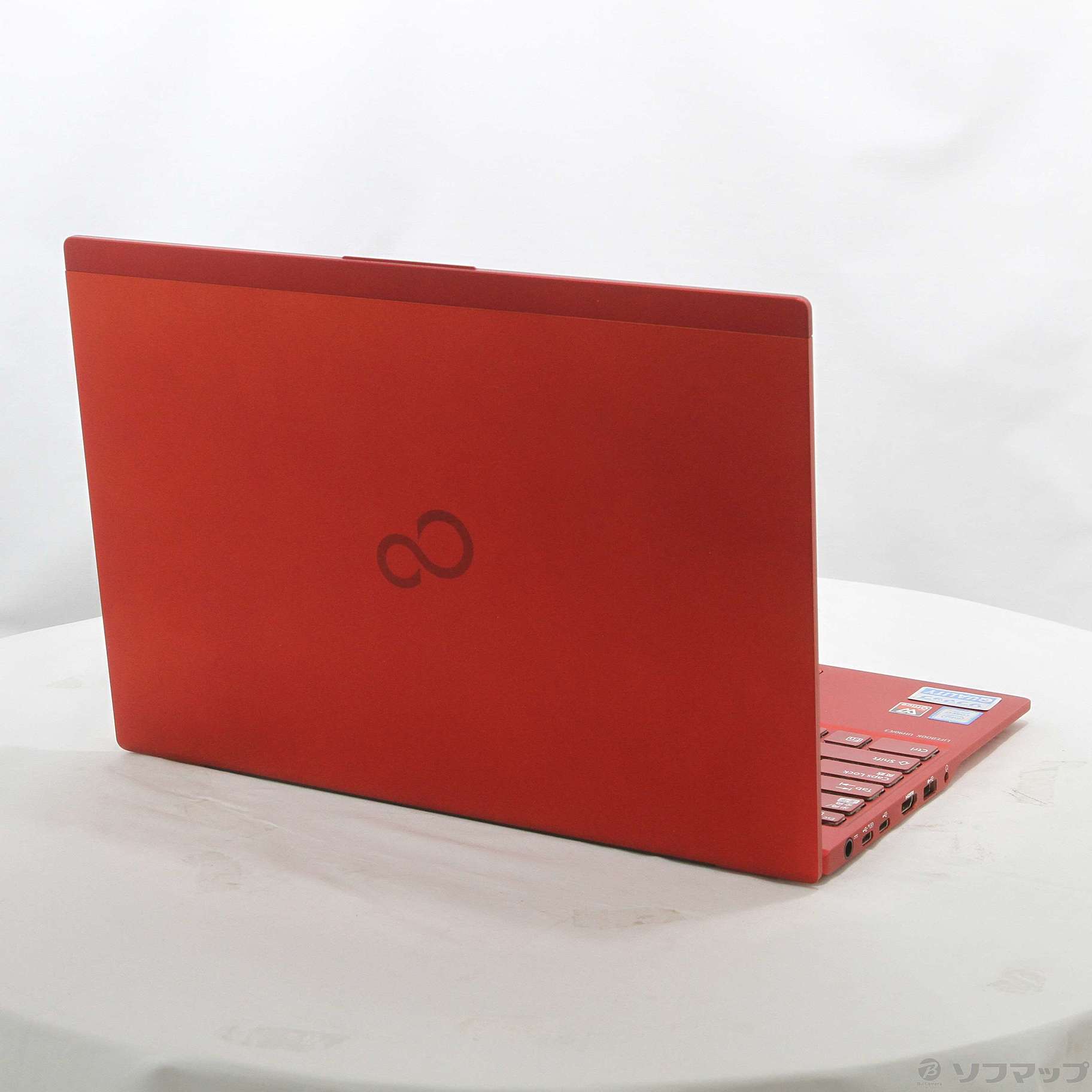 セール対象品 LIFEBOOK UH90/C3 FMVU90C3RG ガーネットレッド 〔Windows 10〕