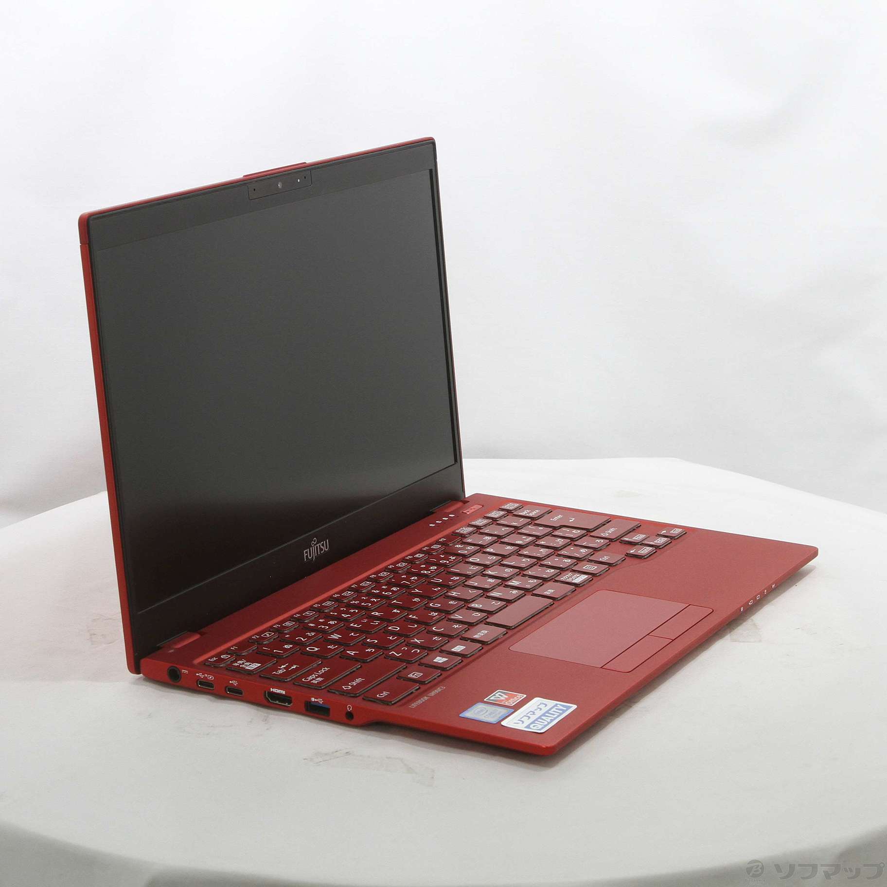 セール対象品 LIFEBOOK UH90/C3 FMVU90C3RG ガーネットレッド 〔Windows 10〕