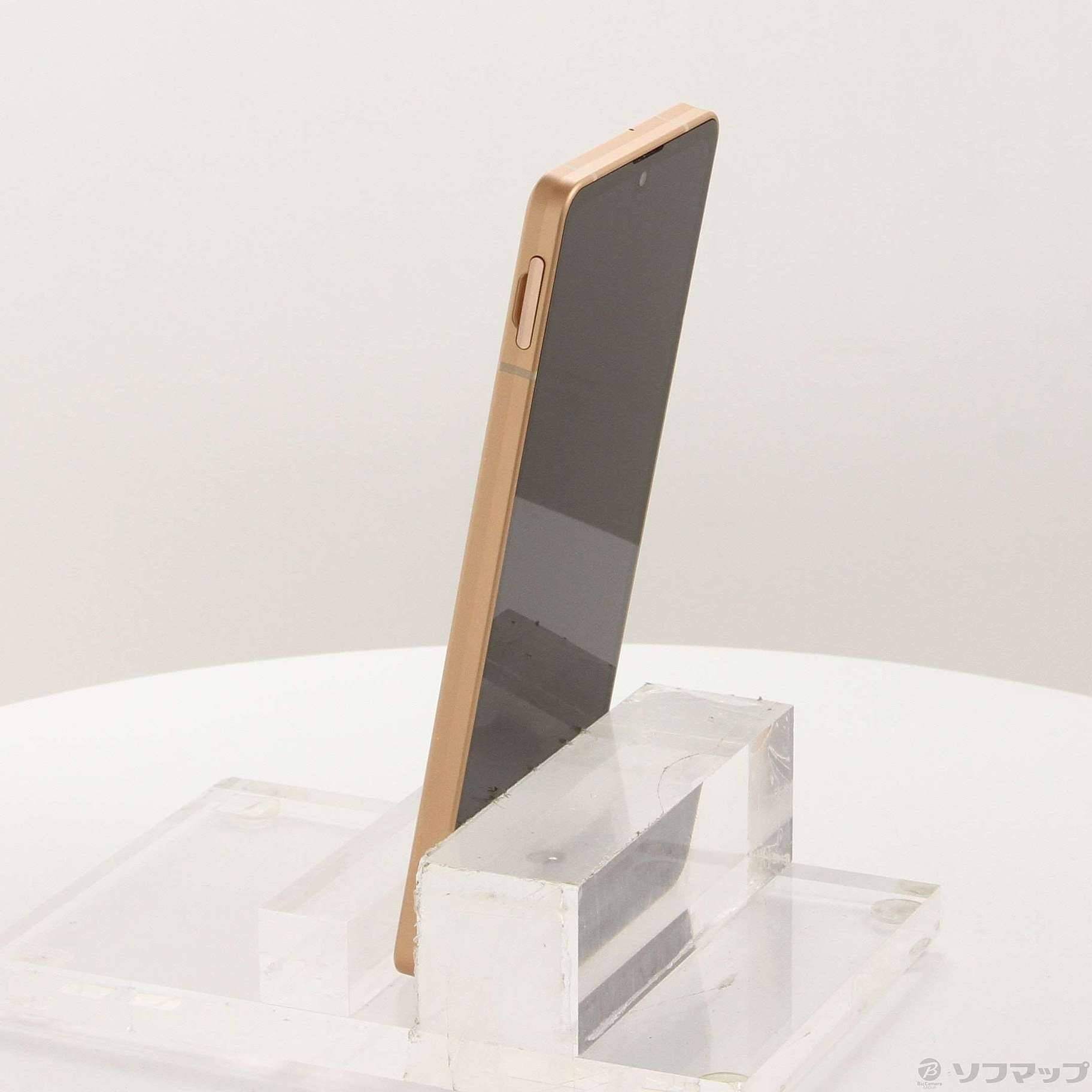 中古品〕 AQUOS sense6 64GB ライトカッパー SHG05 au SIMフリー｜の