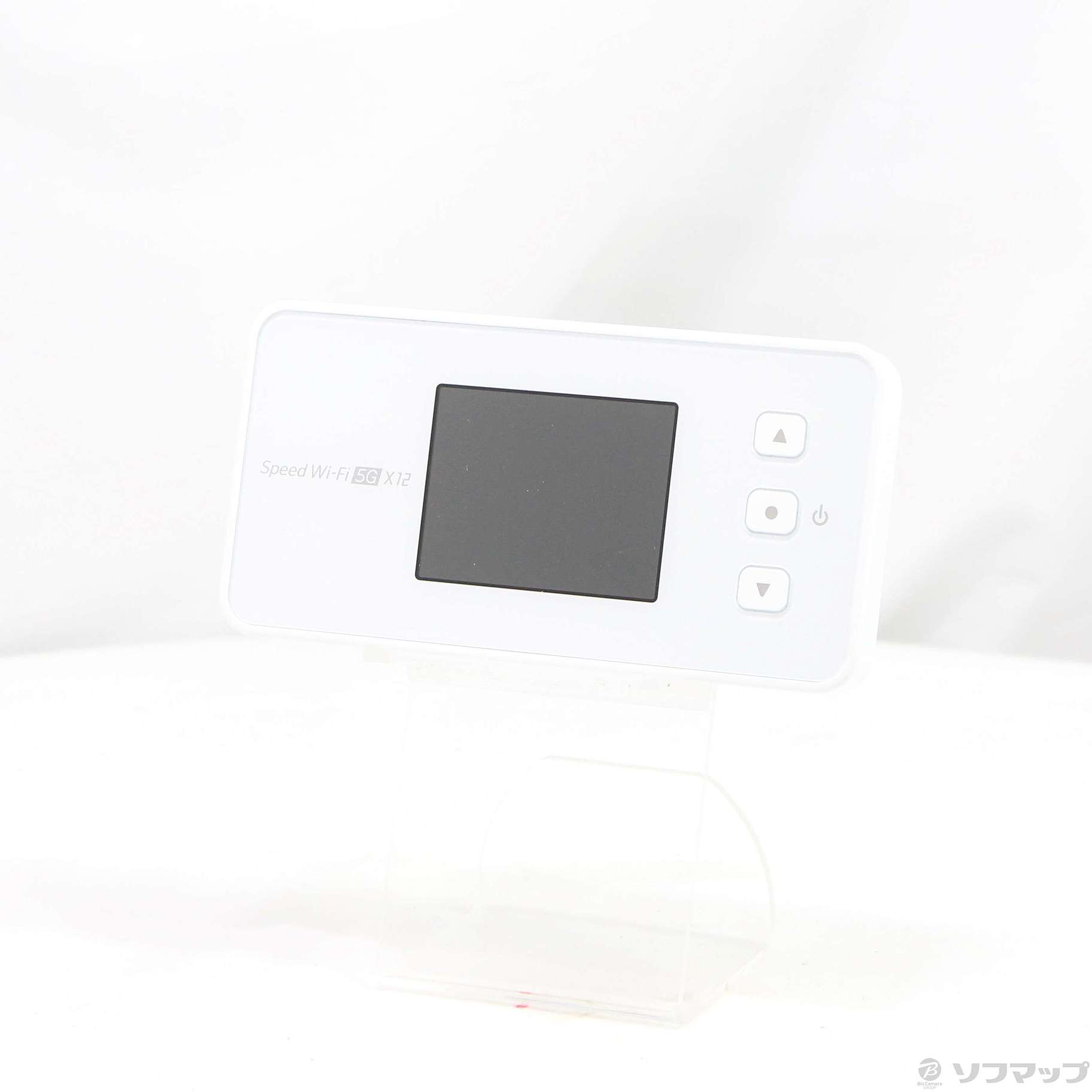 中古】〔中古品〕 Speed Wi-Fi 5G X12 NAR03SWU アイスホワイト SIM 