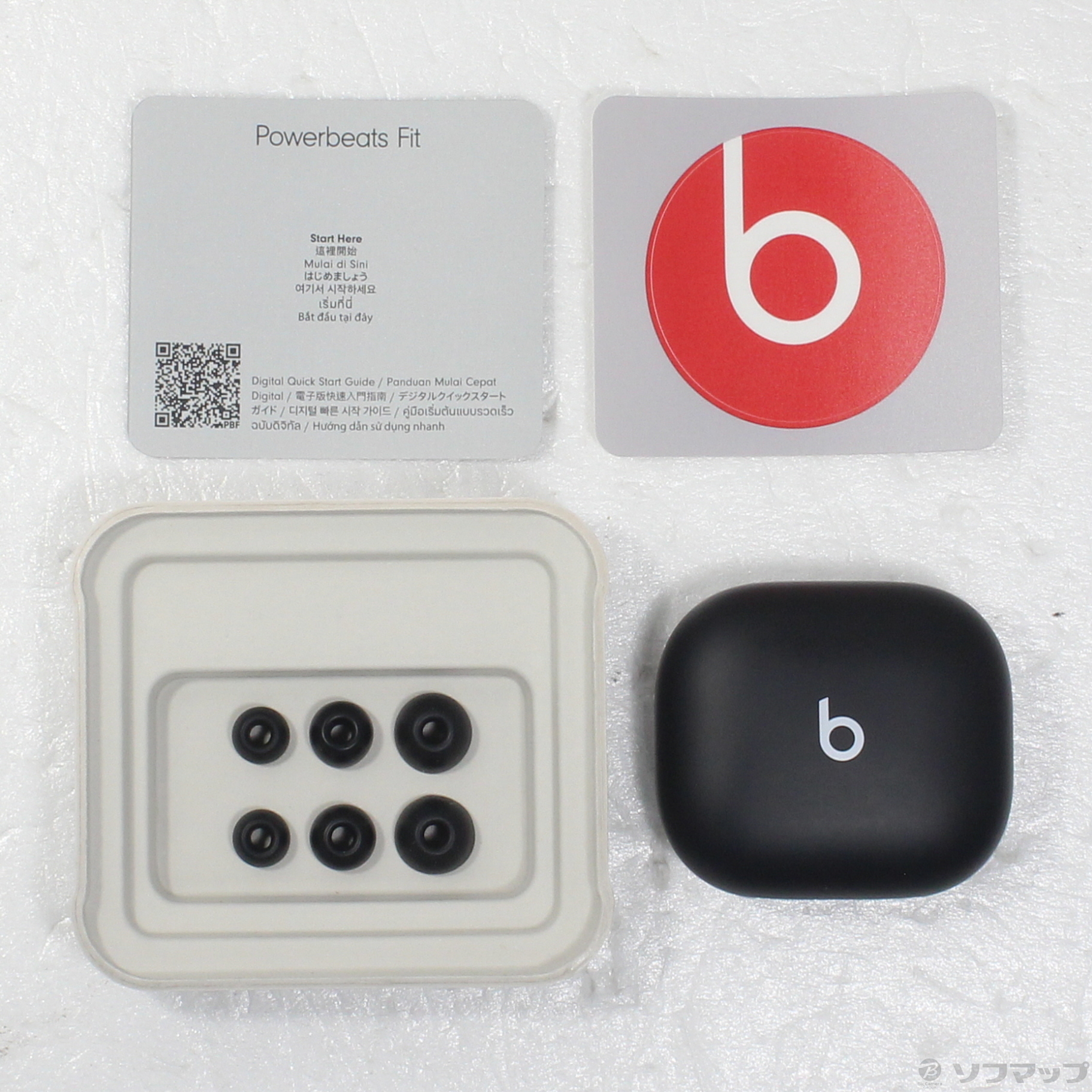 中古品〕 Powerbeats Fit ME2J4PA／A Powerbeats Fit｜の通販は