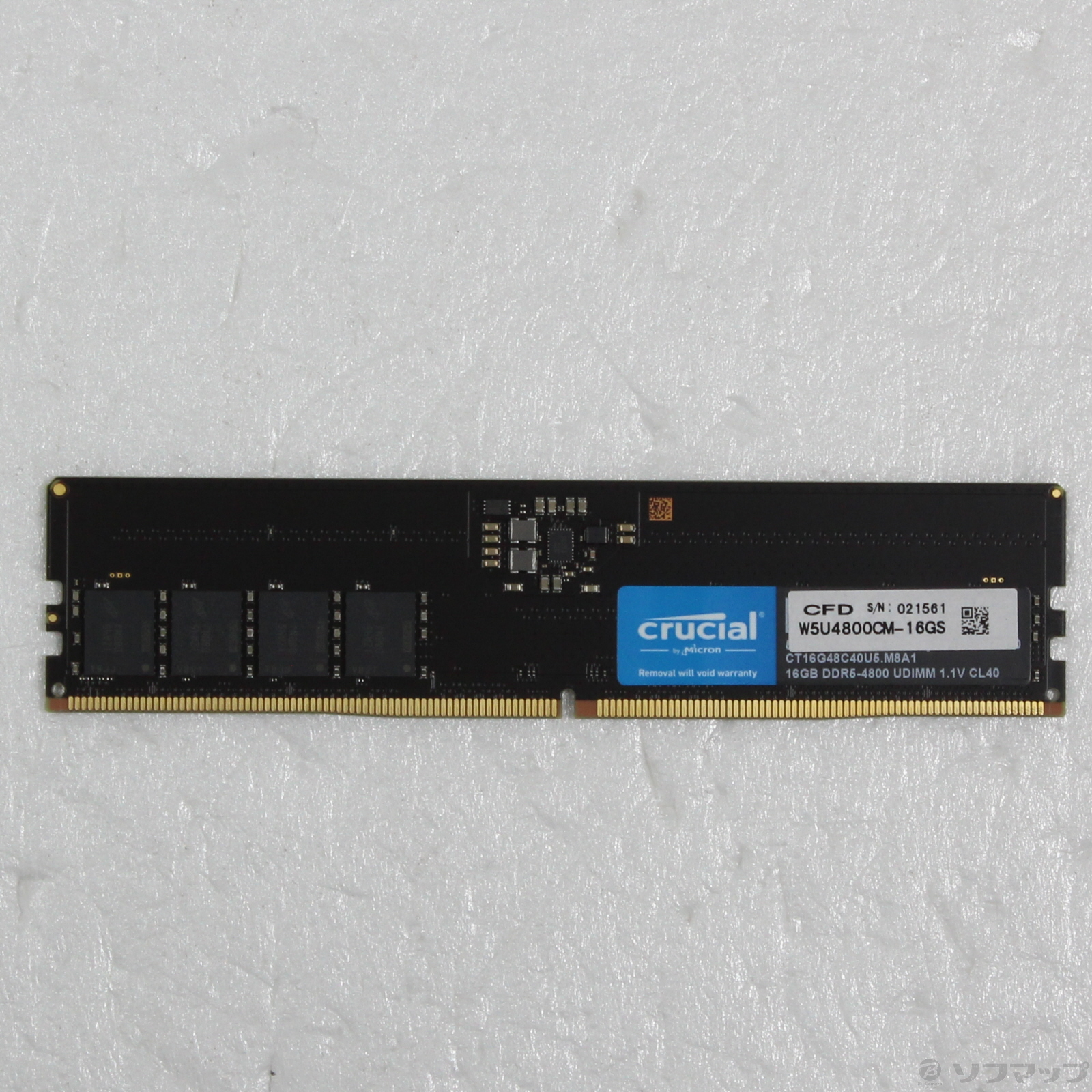 中古】CT16G48C40U5 16GB ［288P PC5-38400(DDR5-4800) 16GB 