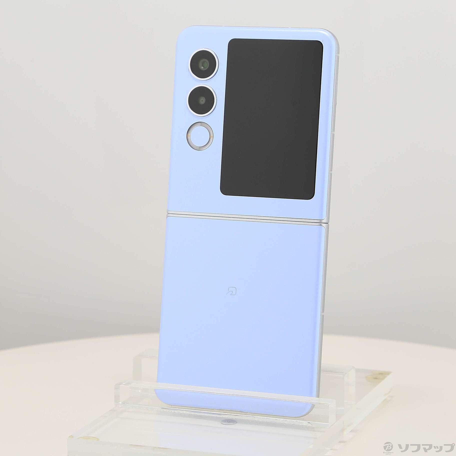 中古】nubia Flip 2 128GB ブルー A404ZT Y!mobile SIMフリー ［6.9