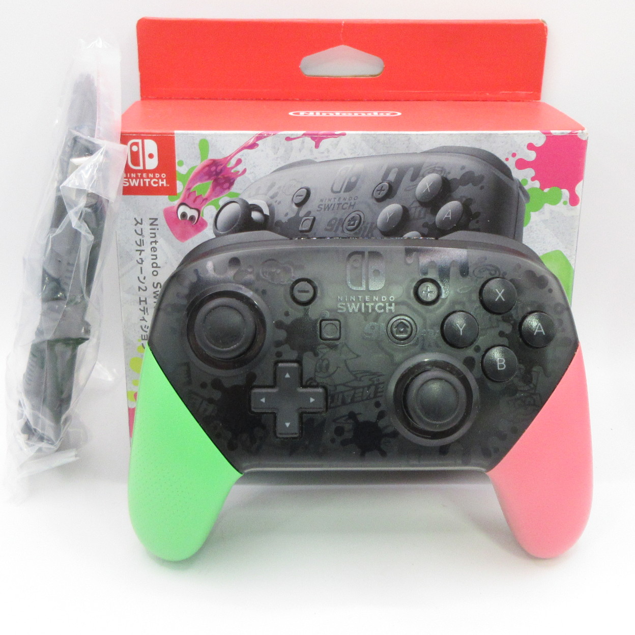 Nintendo Switch - 【新品訳あり(箱きず・やぶれ)】 任天堂　Nintendo Switch Proコントローラー スプラトゥーン3エディション　HAC-A-FSSKT 中古】Nintendo Switch Proコントローラー スプラトゥーン2