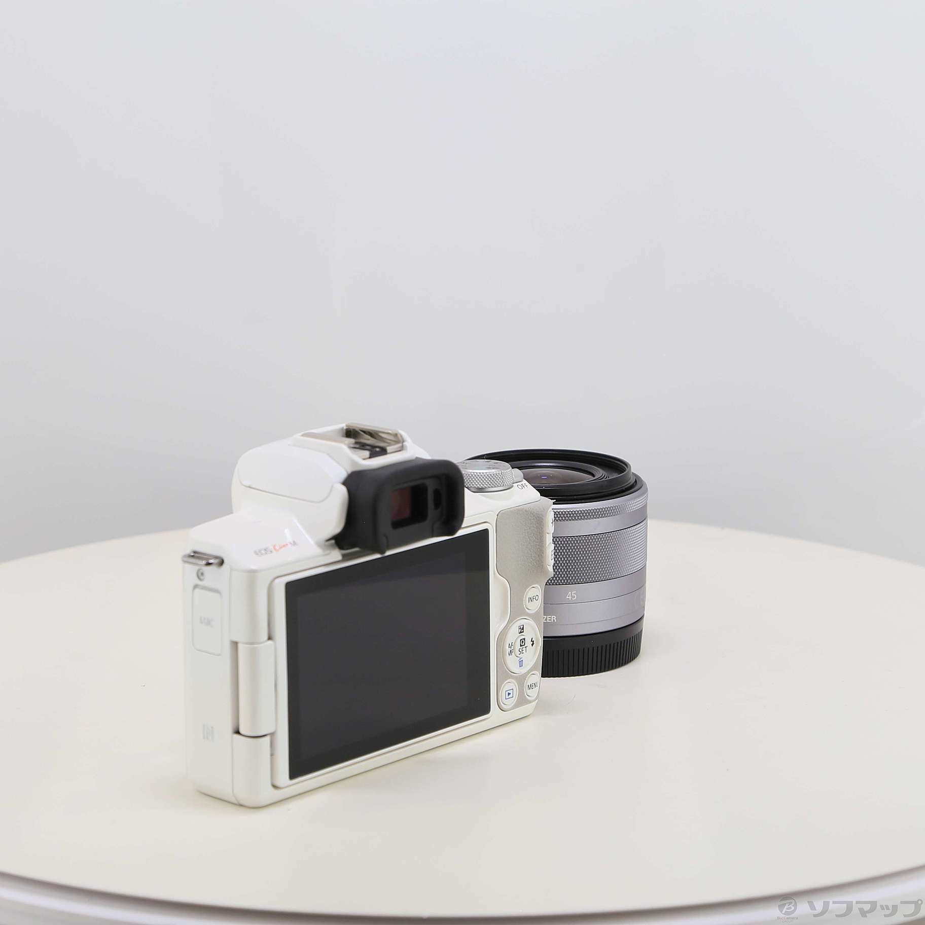 中古】EOS Kiss M ダブルレンズキット ホワイト [2133072825382 