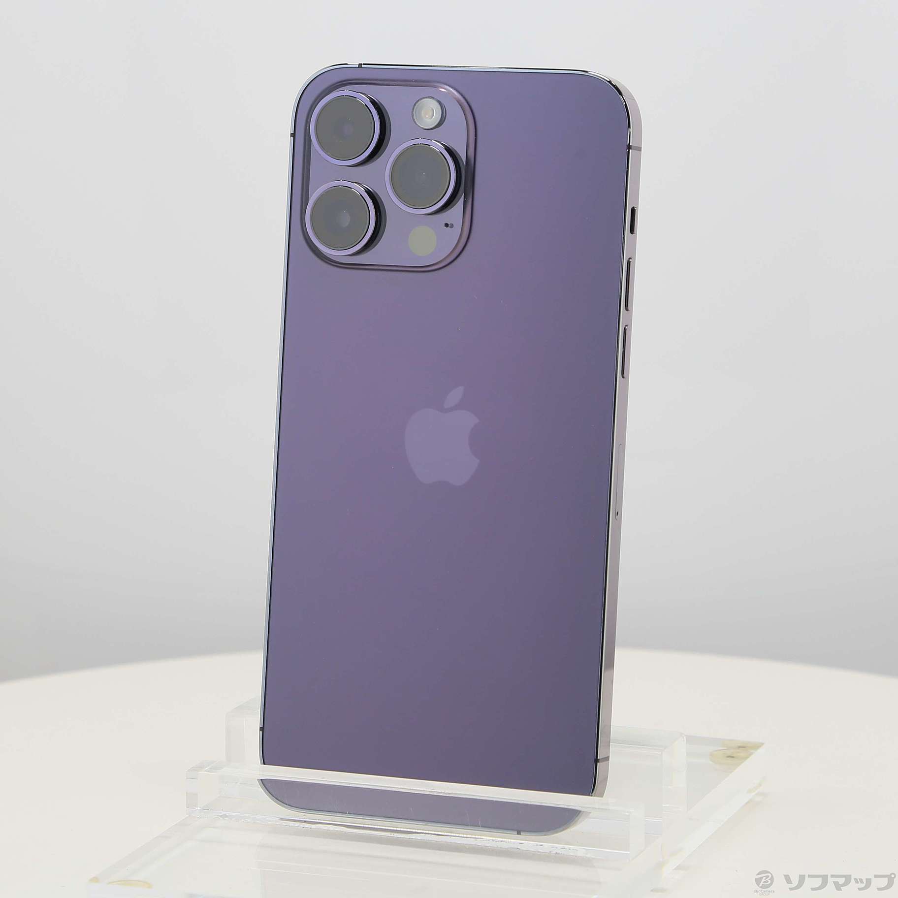 中古】iPhone14 Pro Max 256GB ディープパープル MQ9E3J／A SIMフリー 