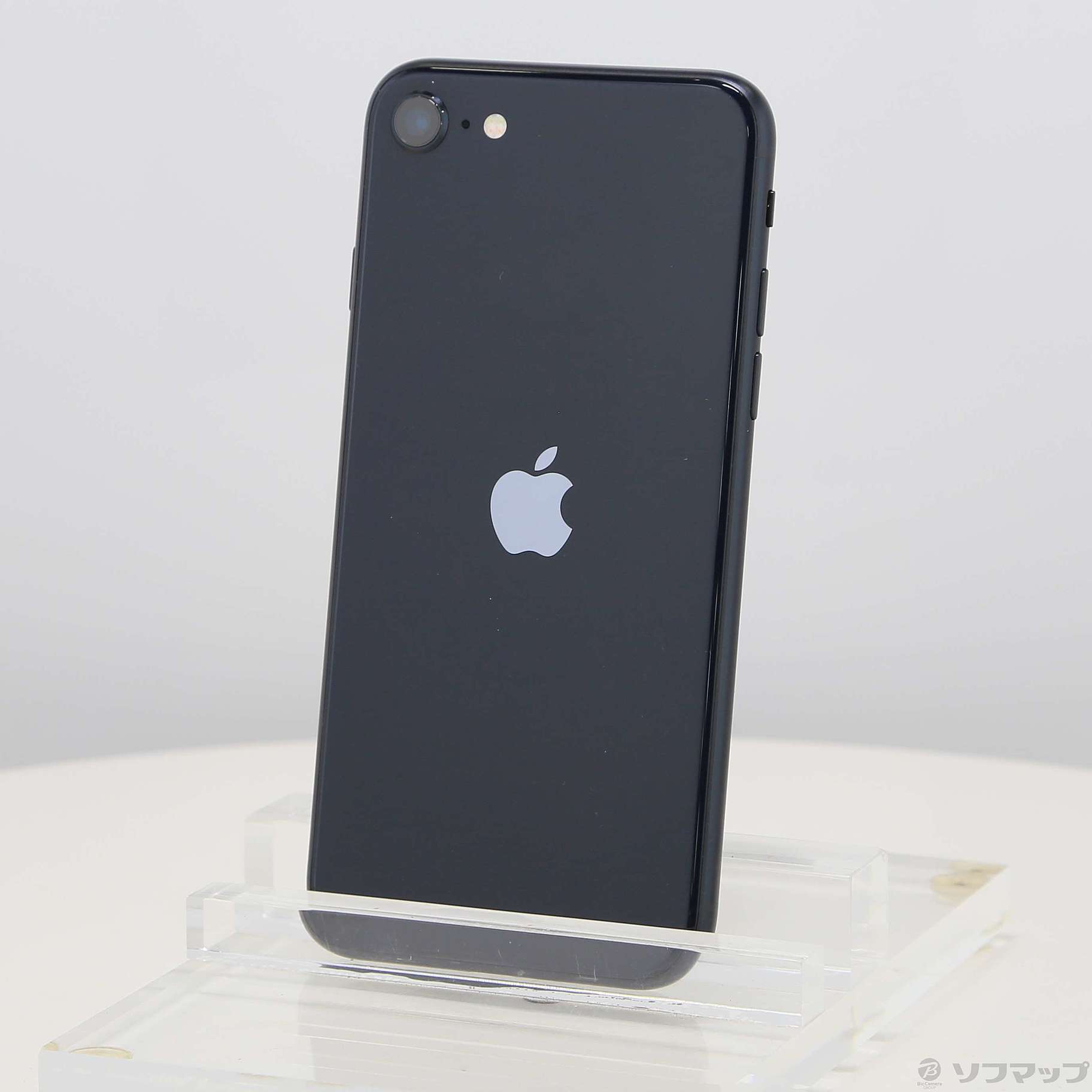 中古】iPhone SE 第3世代 128GB ミッドナイト MMYF3J／A SIMフリー