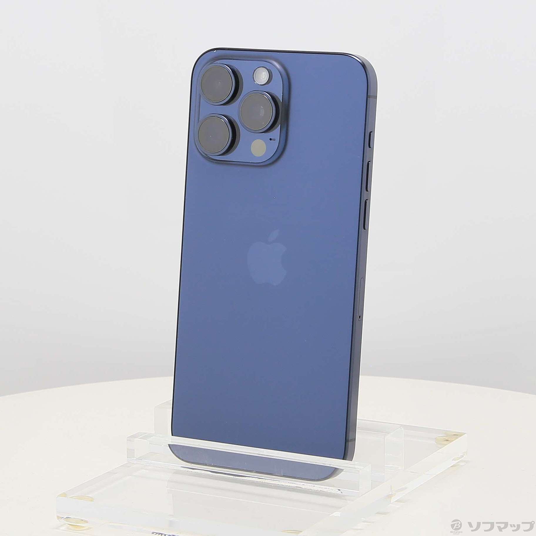 中古】iPhone15 Pro Max 512GB ブルーチタニウム MU6X3J／A SIMフリー 
