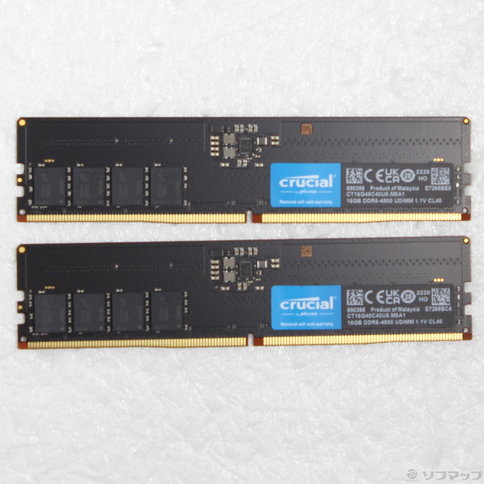 中古品〕 CT2K16G48C40U5 32GB 16GB×2枚組｜の通販はソフマップ[sofmap]