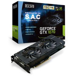 中古】ELSA GEFORCE GTX 1070 8GB S.A.C GD1070-8GEBXS [2133073003604 