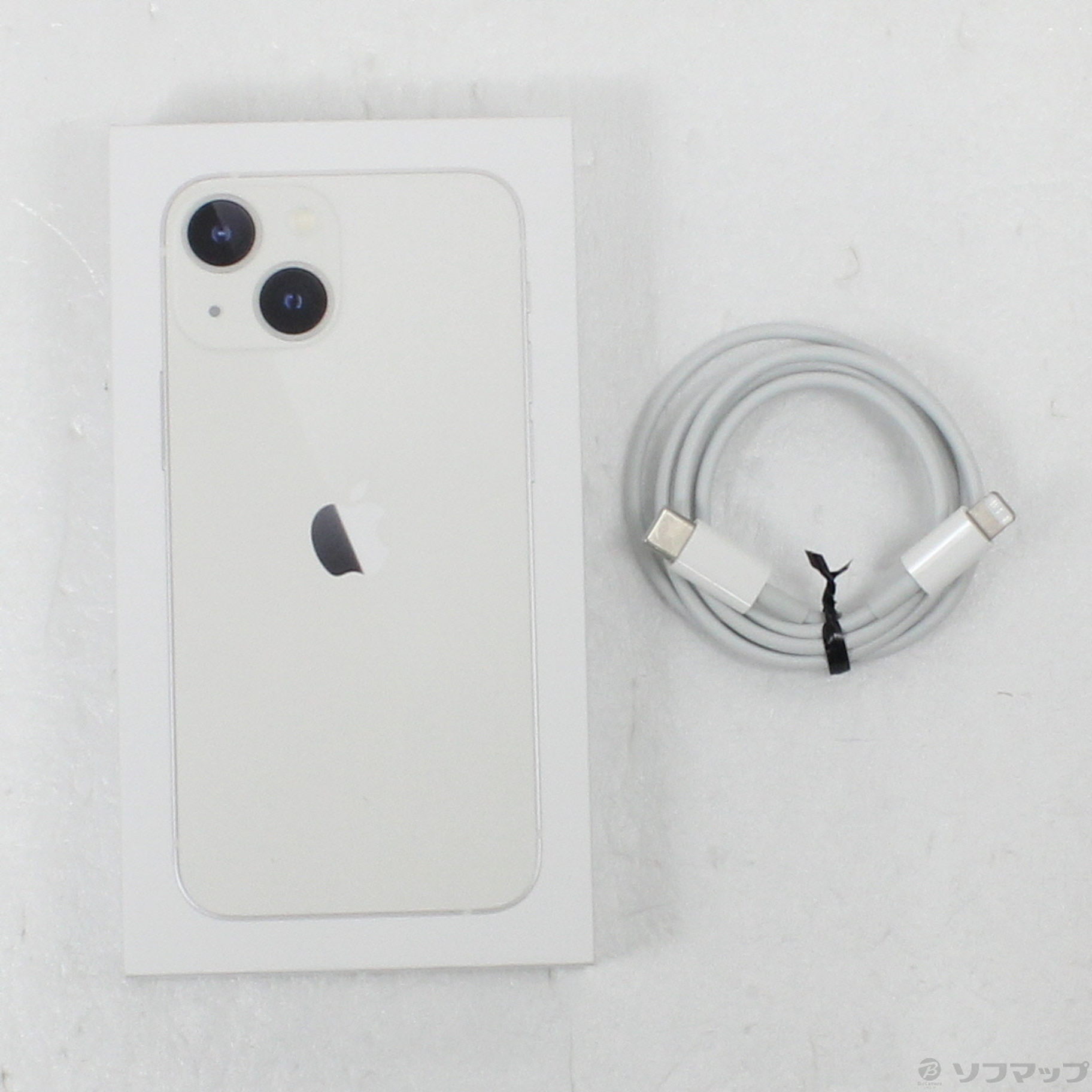 【美品】iPhone13 mini 128GB スターライト SIMフリー純正箱 中古】iPhone13 mini 128GB スターライト MLJE3J／A SIMフリー