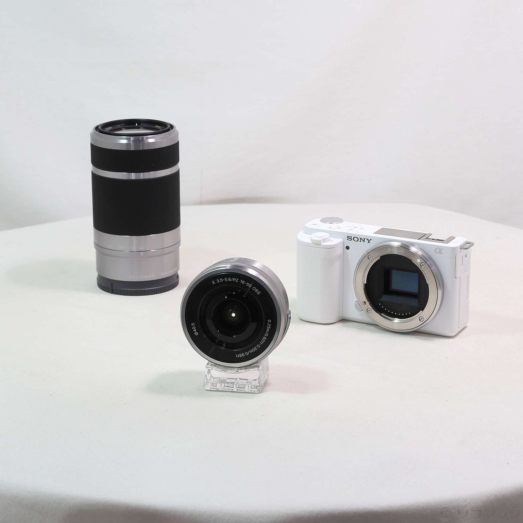 中古】VLOGCAM ZV-E10Y ダブルズームレンズキット ホワイト 