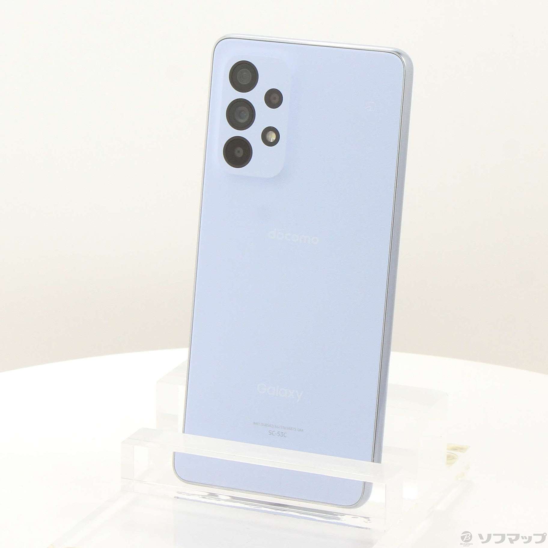 中古】GALAXY A53 5G 128GB オーサムブルー SC-53C docomo SIMフリー