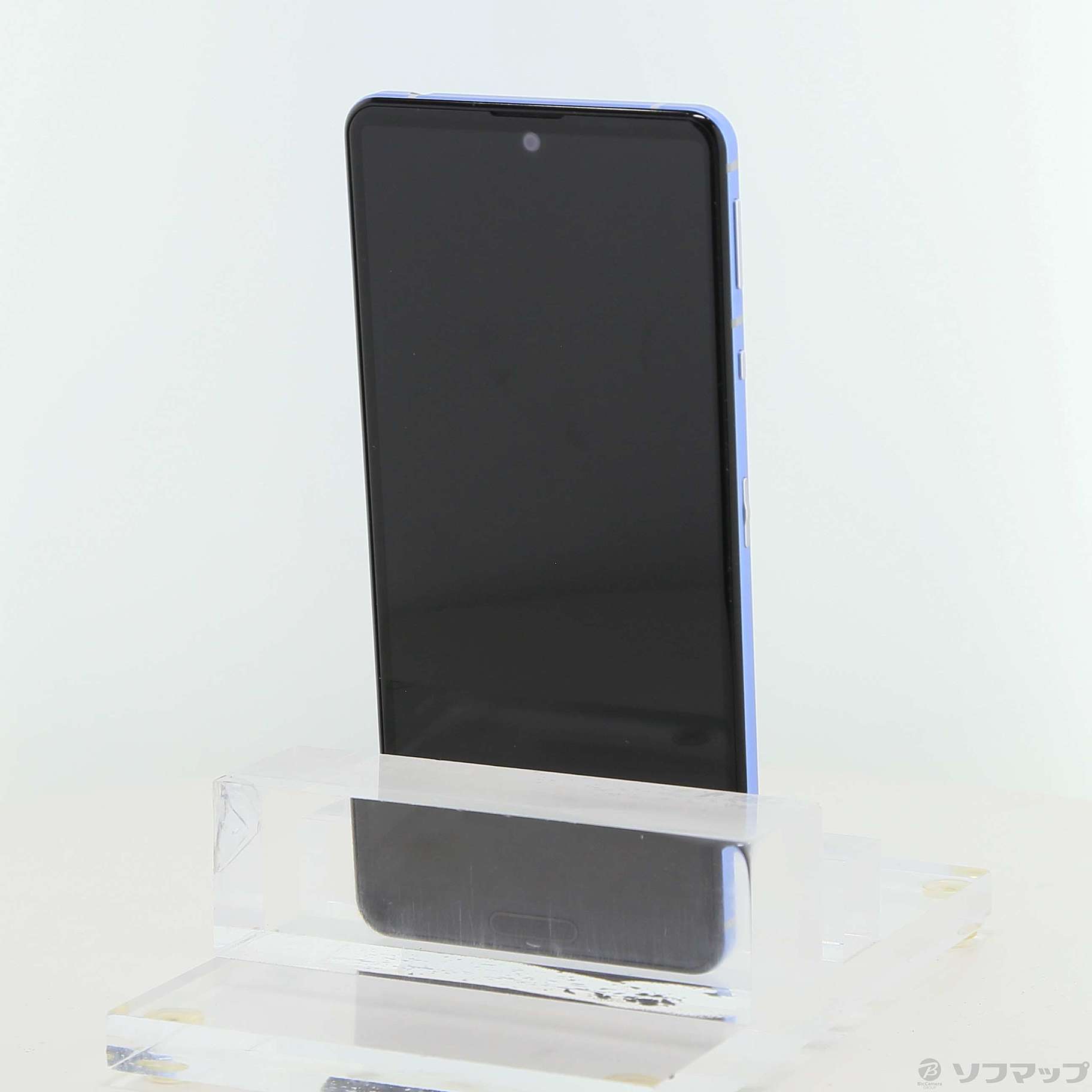中古】AQUOS sense5G 64GB スカイブルー SH-53A docomoロック解除SIM