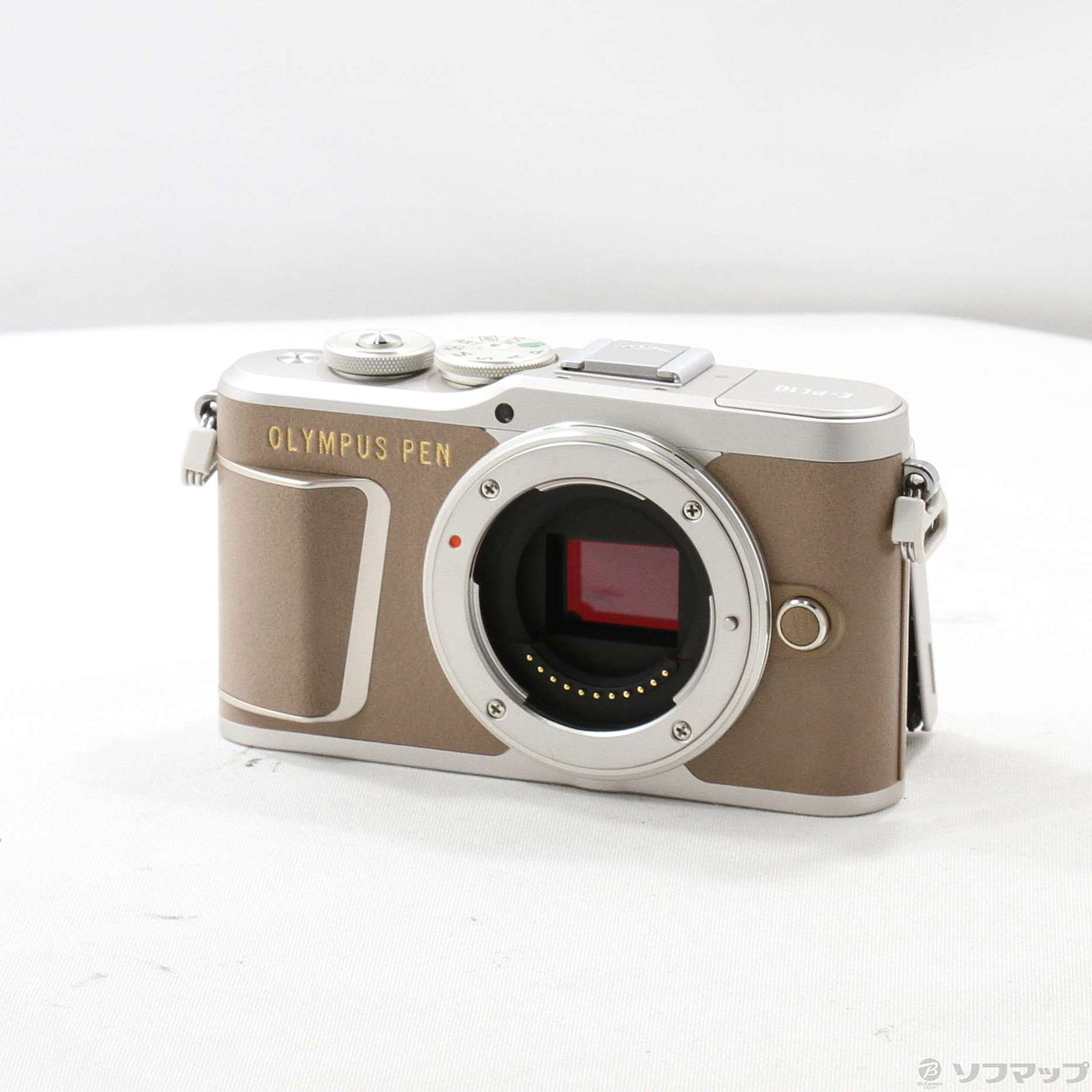 中古】OLYMPUS PEN E-PL10 ボディ ブラウン [2133073053272] - リコレ 
