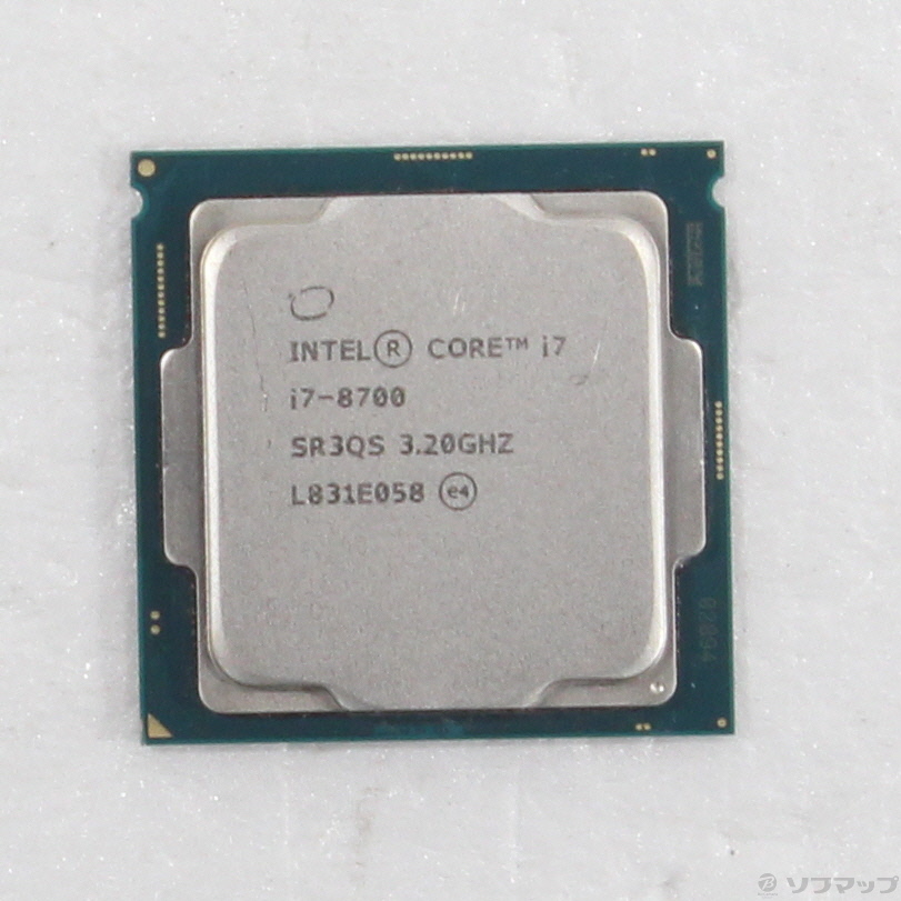 中古】Core i7 8700 〔3.2GHz／LGA 1151〕 [2133073053654] - 法人専用 