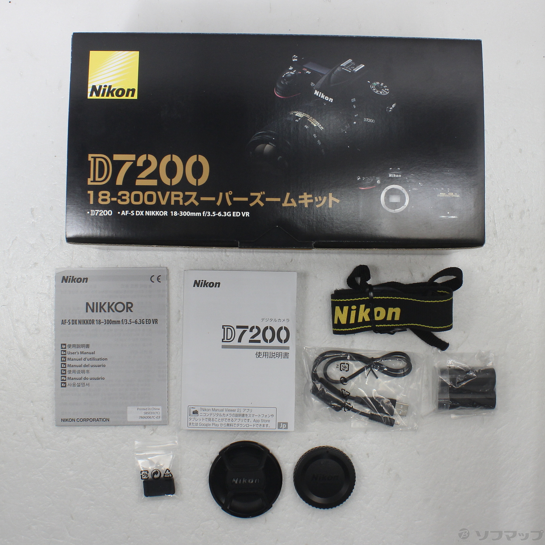 中古】Nikon D7200 18-300 VR スーパーズームキット (2416万画素／SDXC