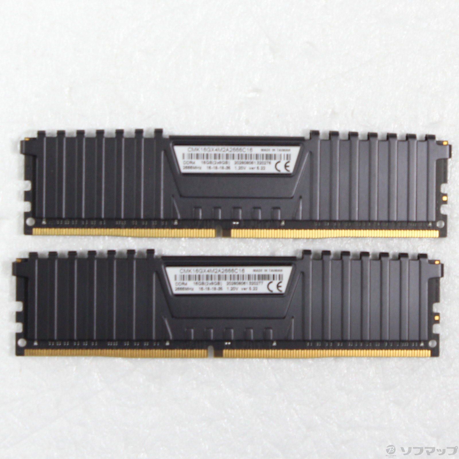 中古】CMK16GX4M2A2666C16 16GB 8GB×2枚組 ［288P PC4-21300(DDR4-2666