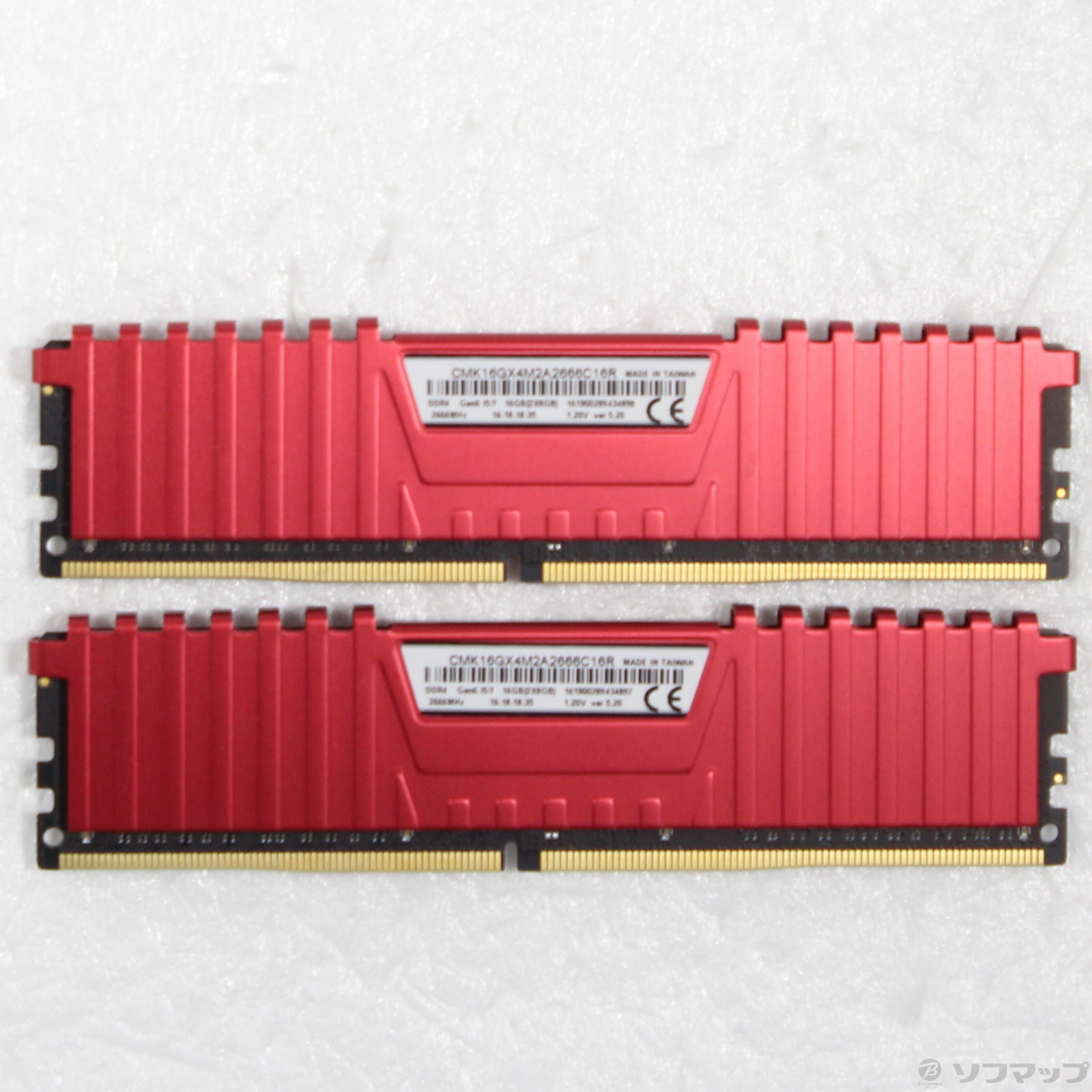 中古】CMK16GX4M2A2666C16R DDR4 PC4-21300 8GB 2枚組 ［288P PC4