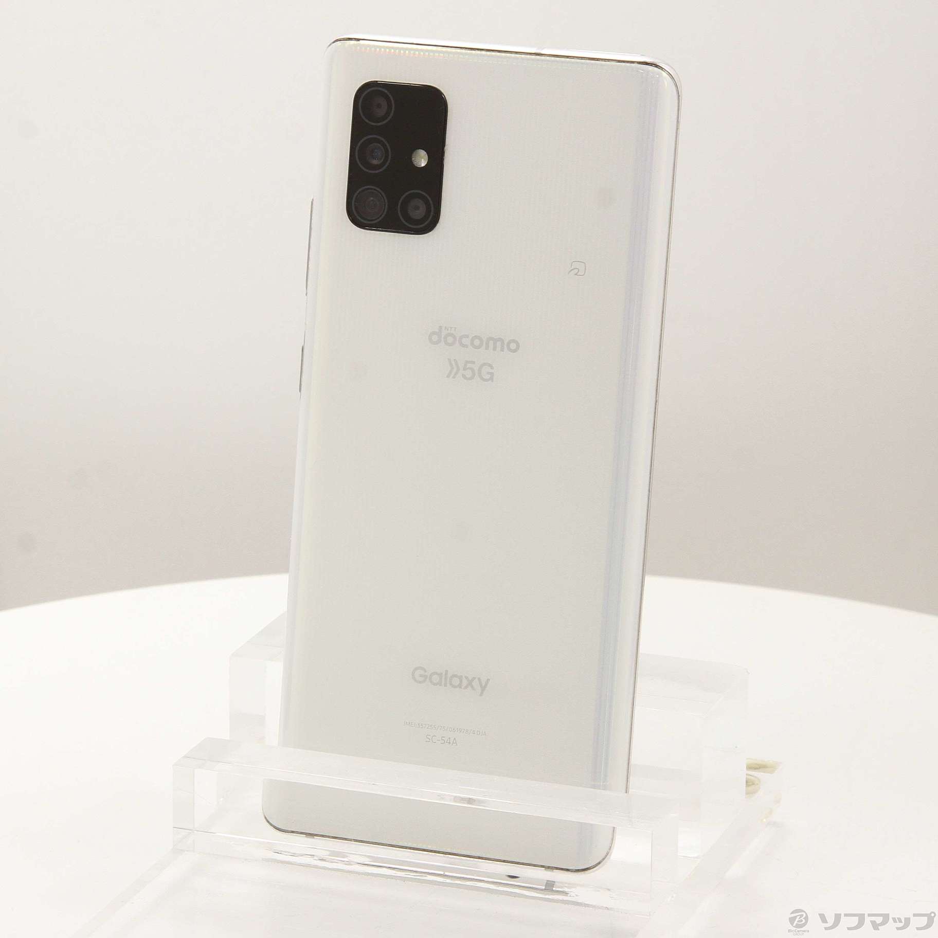 中古】GALAXY A51 5G 128GB プリズムブリックス ホワイト SC-54A 