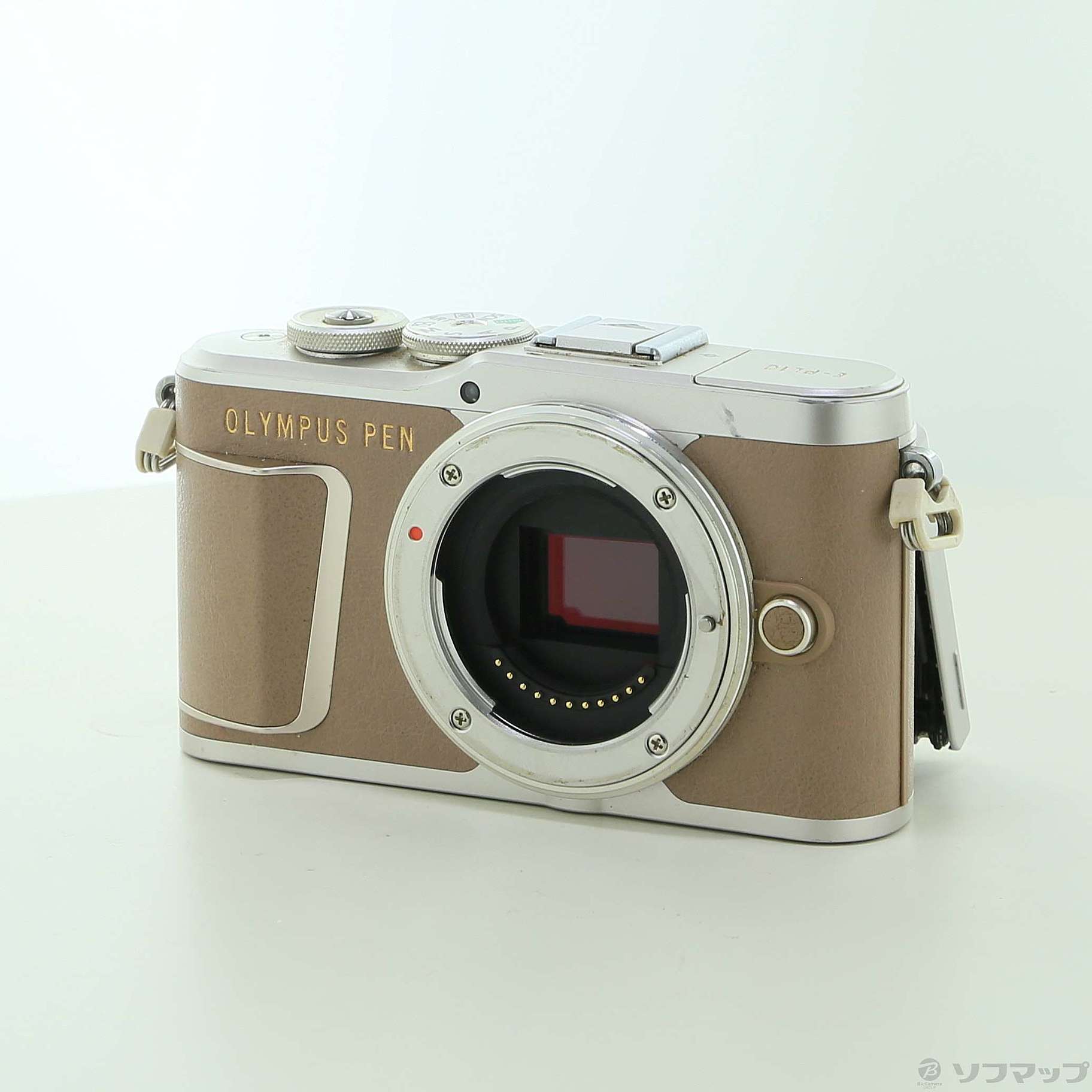 中古】OLYMPUS PEN E-PL10 ボディ ブラウン [2133073146868] - リコレ 