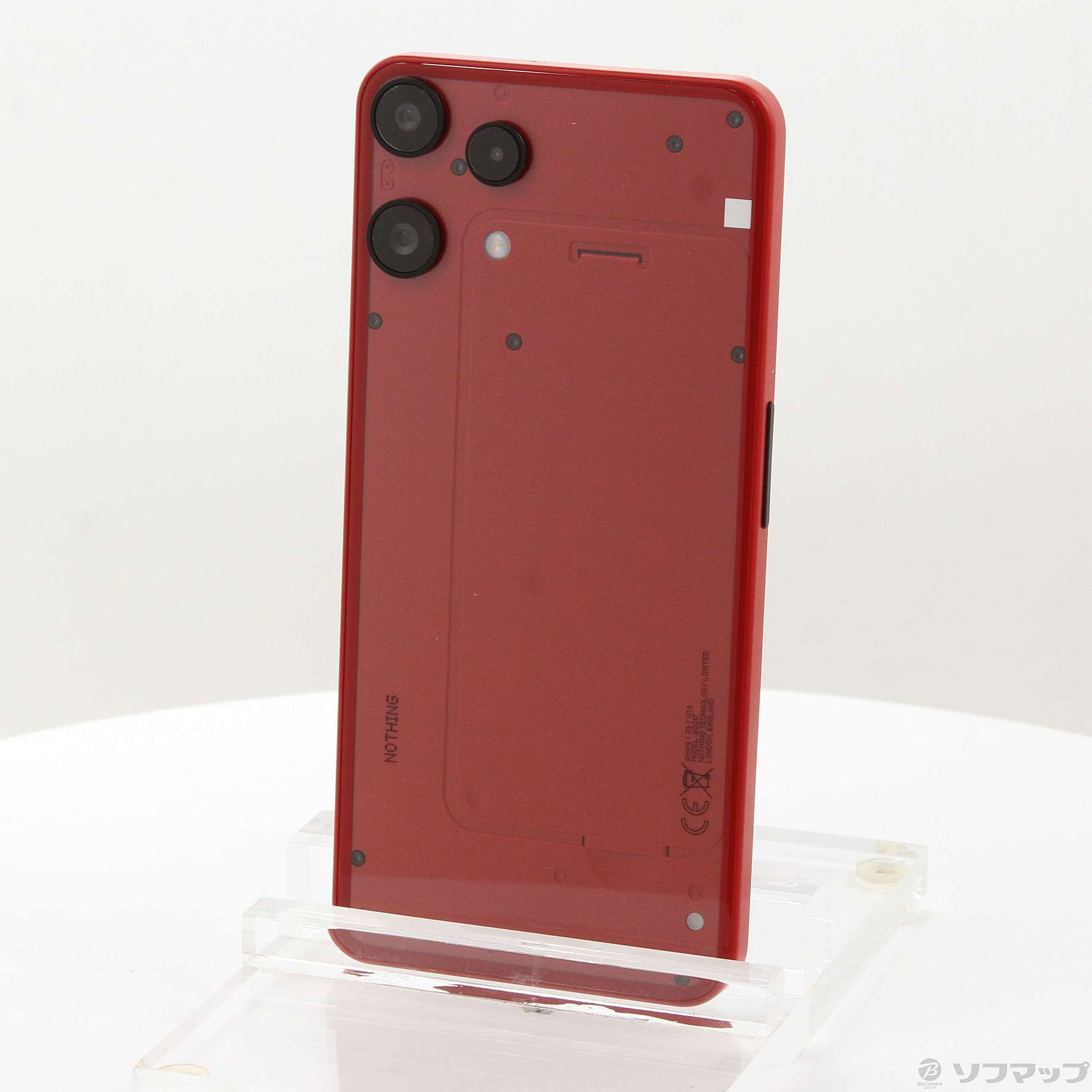中古】Nothing Phone(3a) Lite 128GB レッド A001T 楽天 SIMフリー