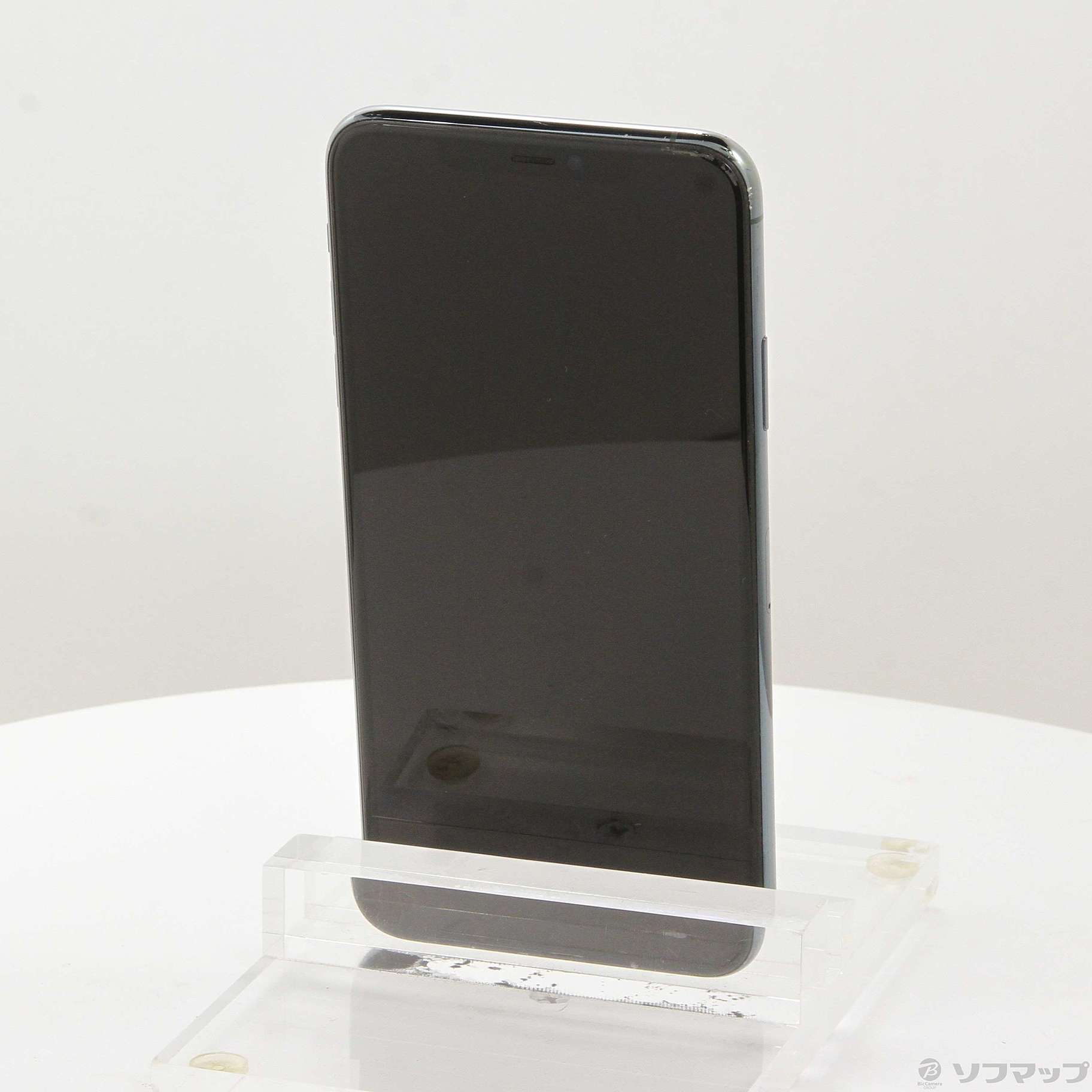 中古】iPhone11 Pro Max 256GB ミッドナイトグリーン MWHM2J／A