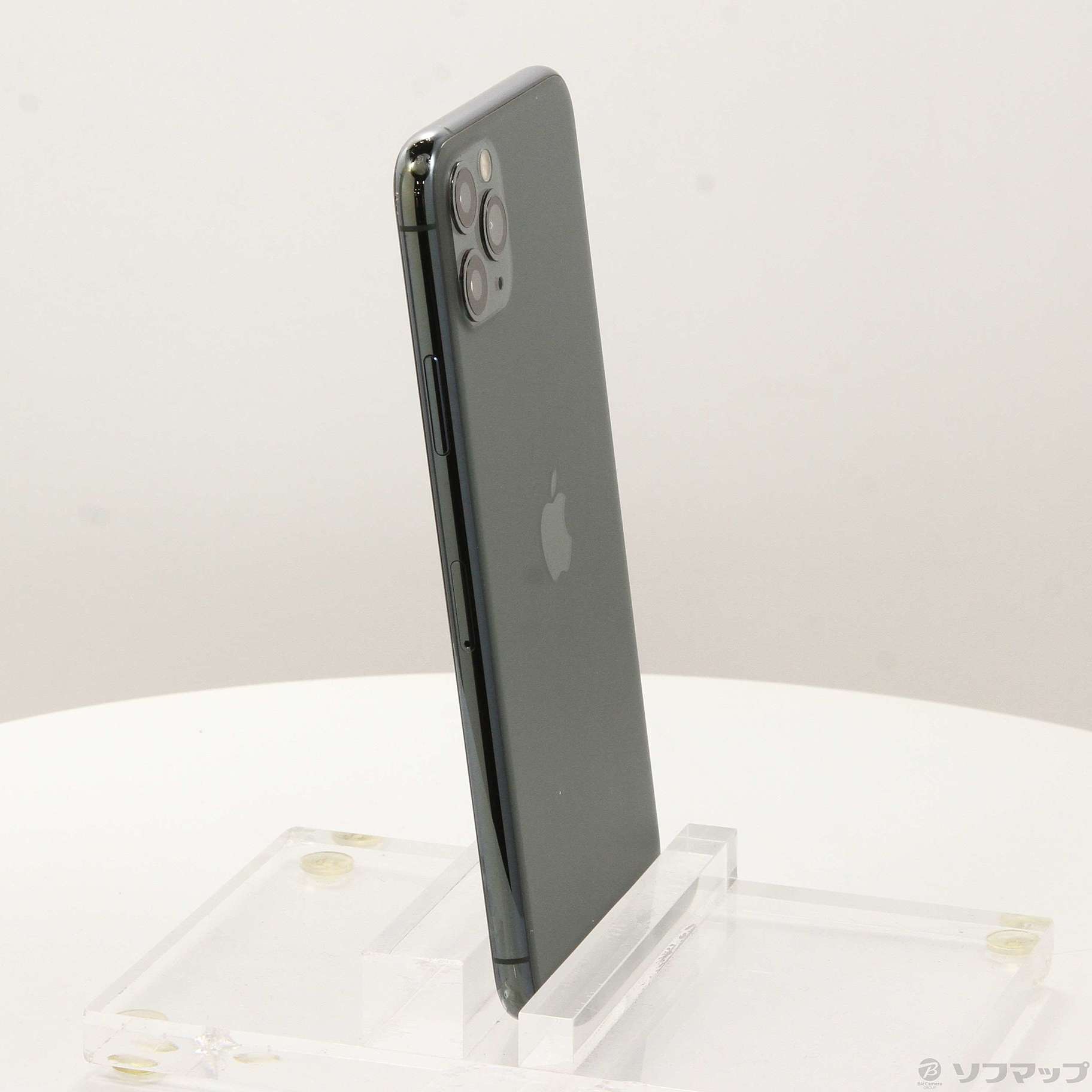 中古】iPhone11 Pro Max 256GB ミッドナイトグリーン MWHM2J／A