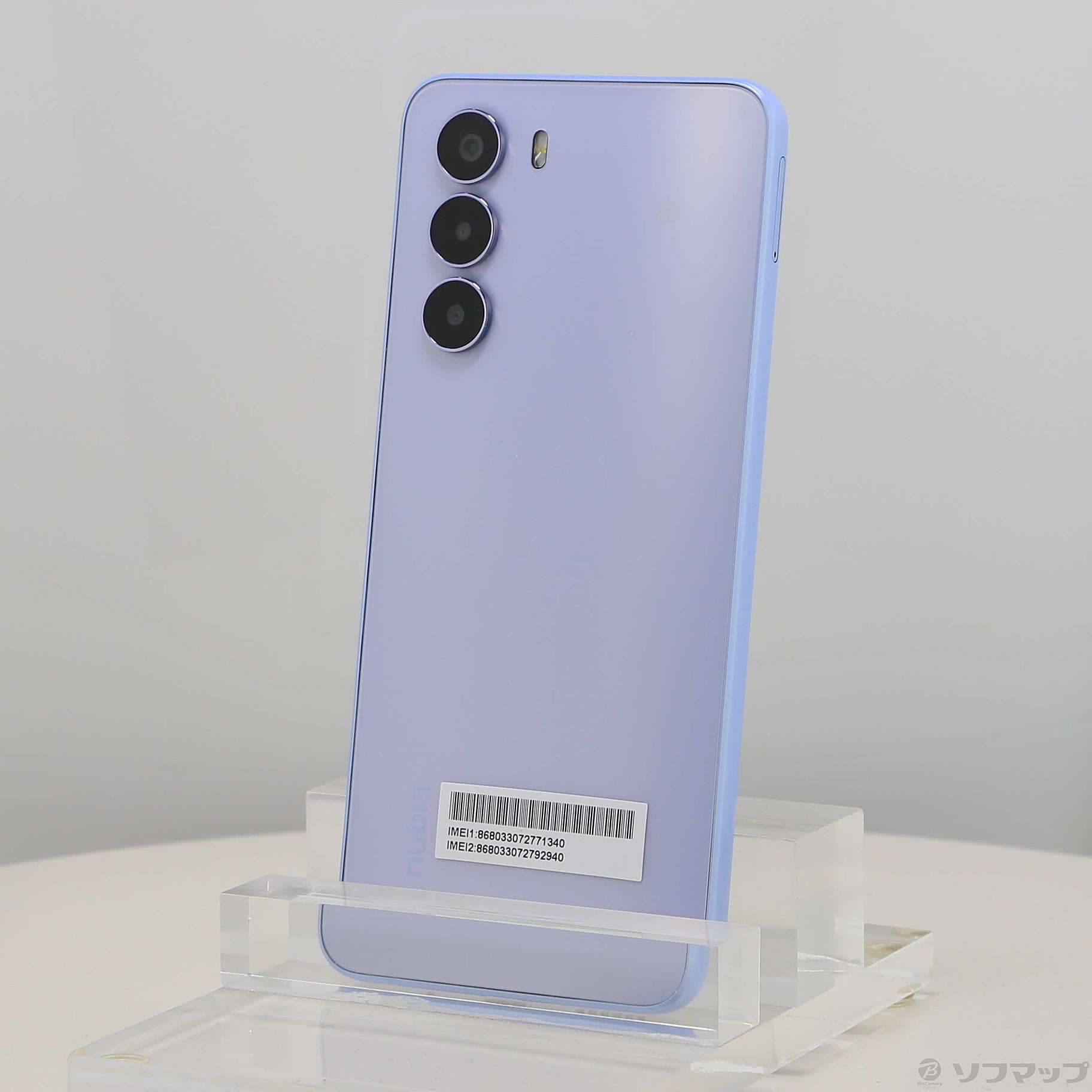中古】nubia S 5G 128GB ライトパープル A403ZT Y!mobile SIMフリー 