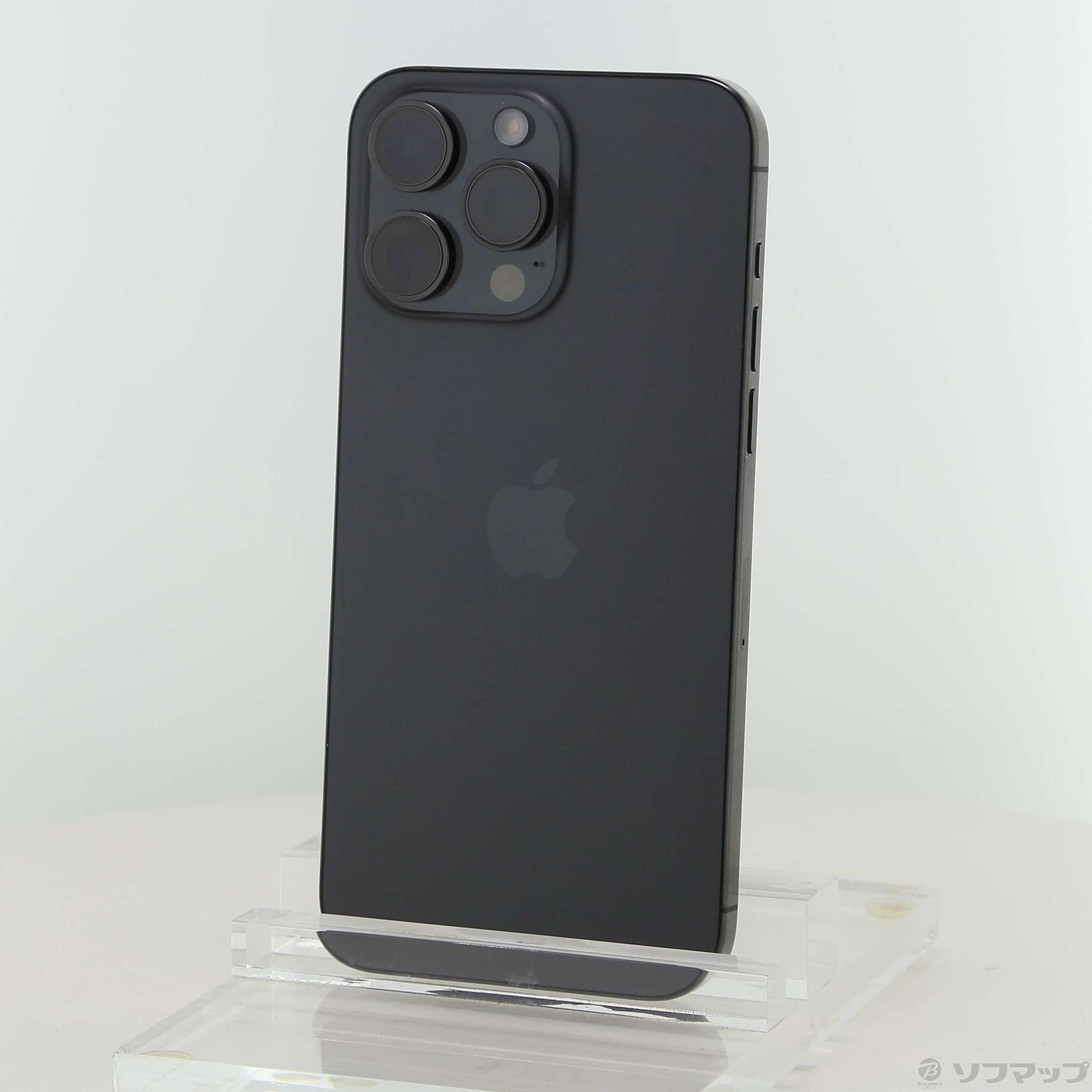 中古】iPhone15 Pro Max 256GB ブラックチタニウム MU6P3J／A SIM 