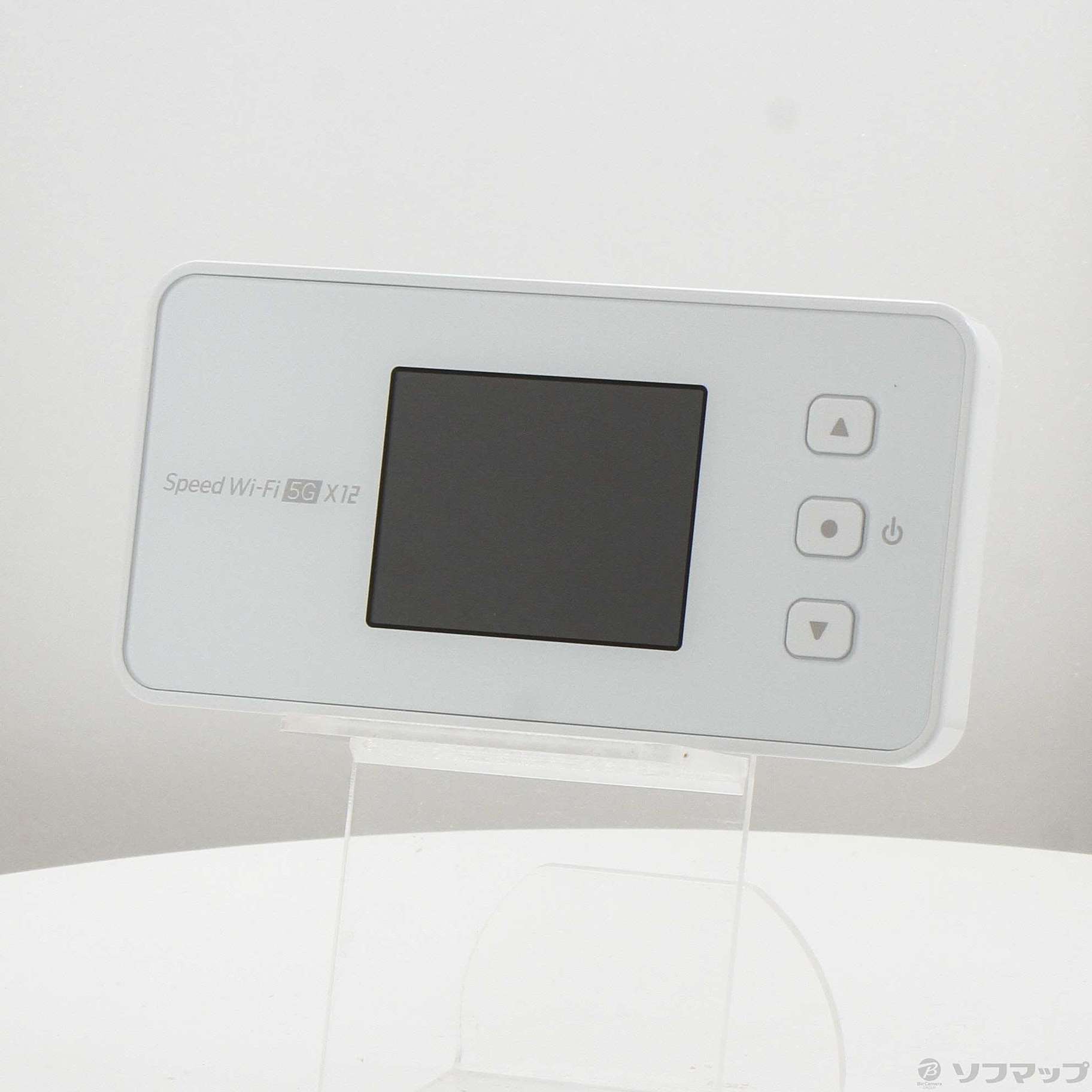 中古】〔中古品〕 Speed Wi-Fi 5G X12 NAR03SWU アイスホワイト SIM