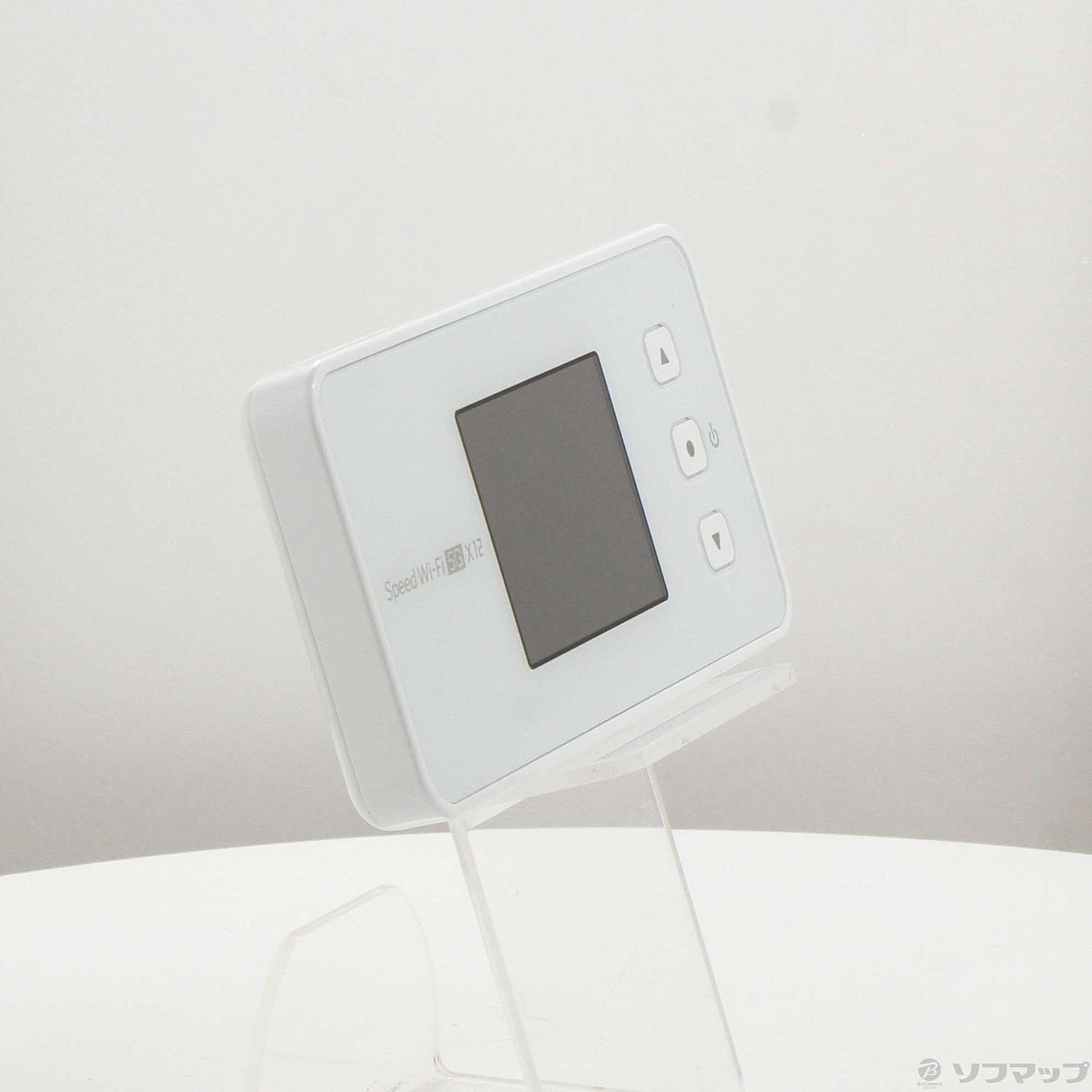 中古】〔中古品〕 Speed Wi-Fi 5G X12 NAR03SWU アイスホワイト SIM