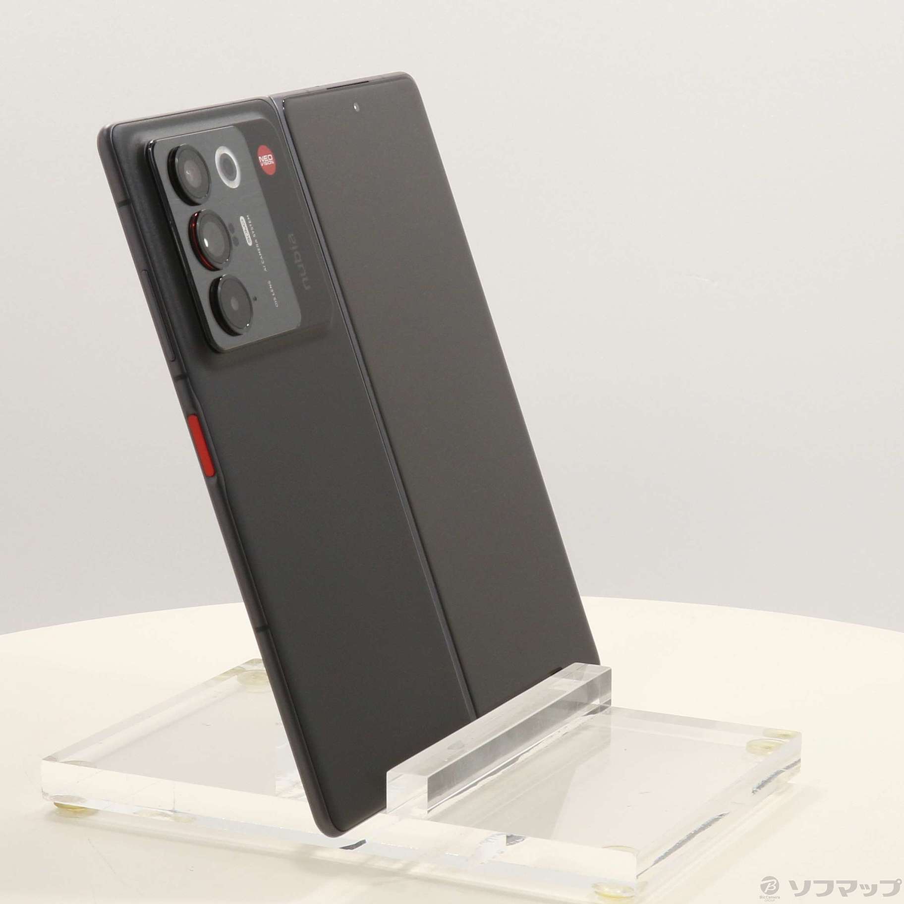 中古】nubia Fold 256GB ブラック ZESCN1 Y!mobile SIMフリー ［8.0