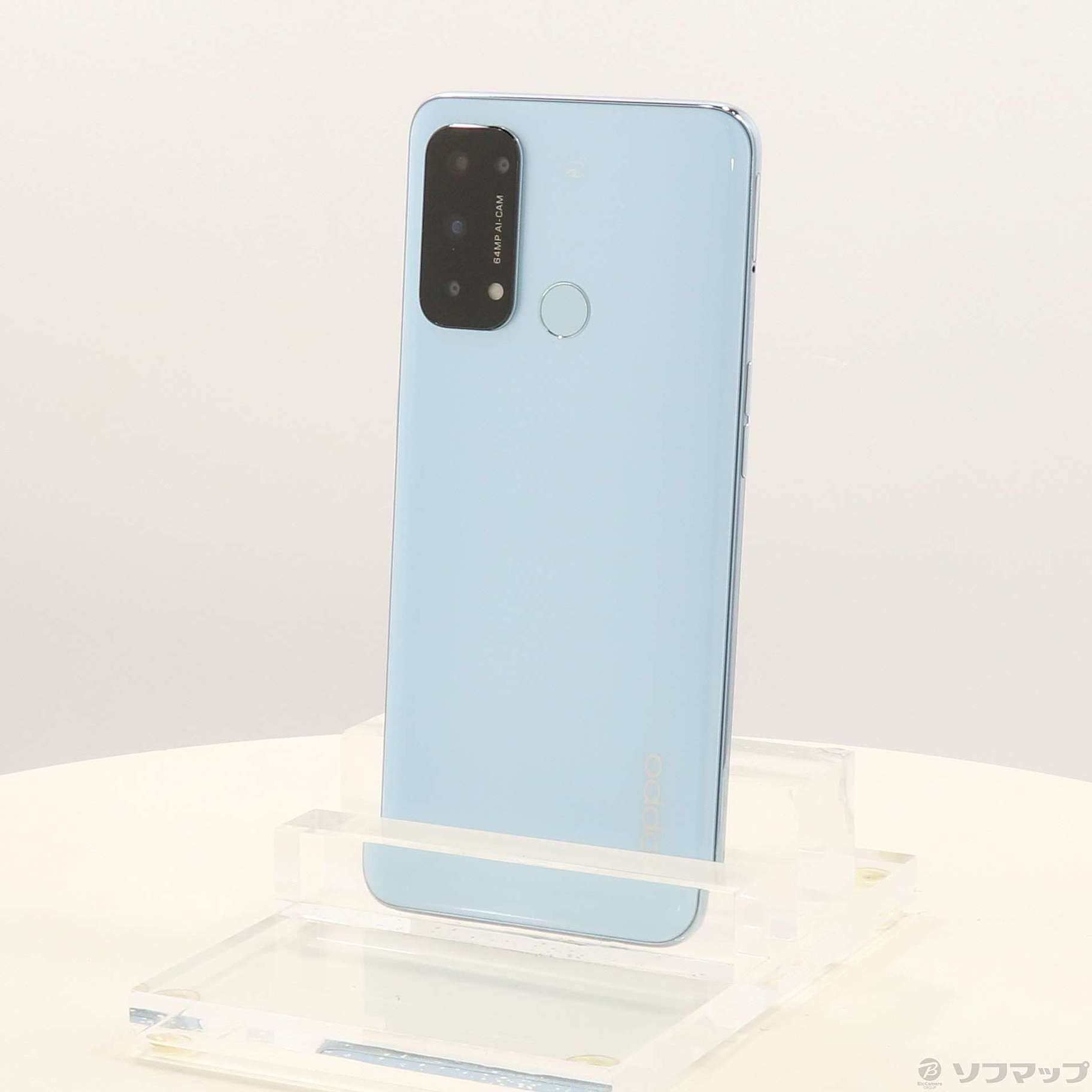 中古】OPPO Reno5 A 128GB アイスブルー A101OP Y!mobile SIMフリー
