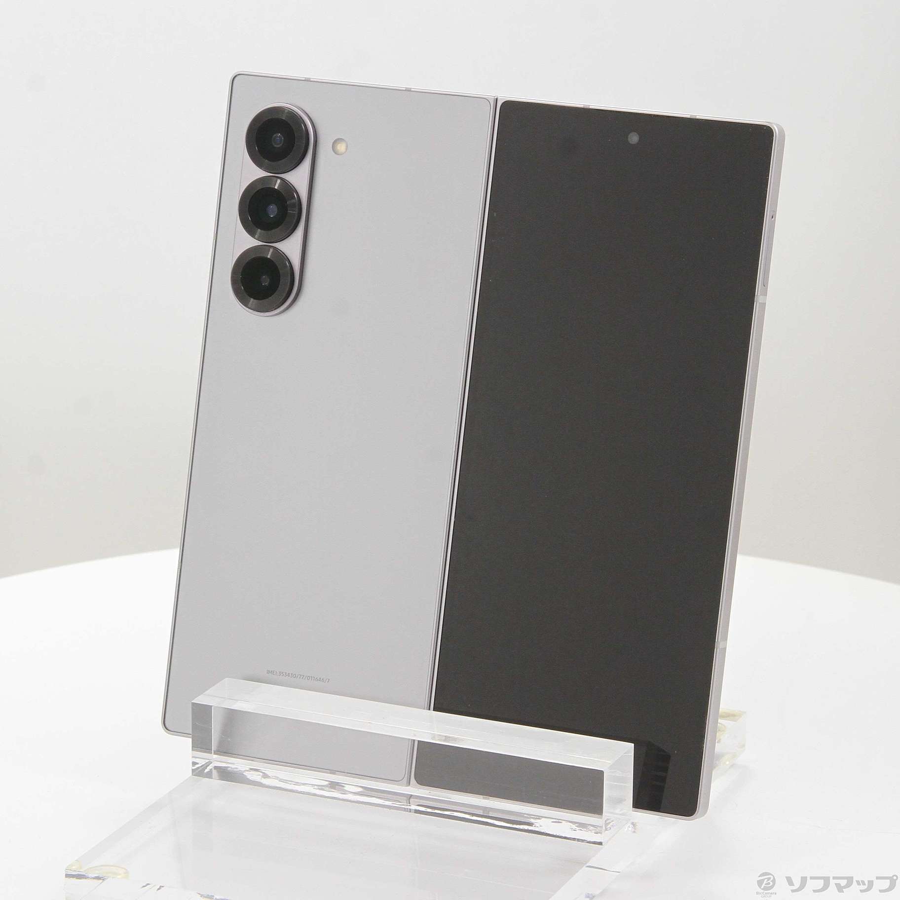 中古】Galaxy Z Fold6 256GB シルバーシャドウ SM-F956QZSASJP SIM 