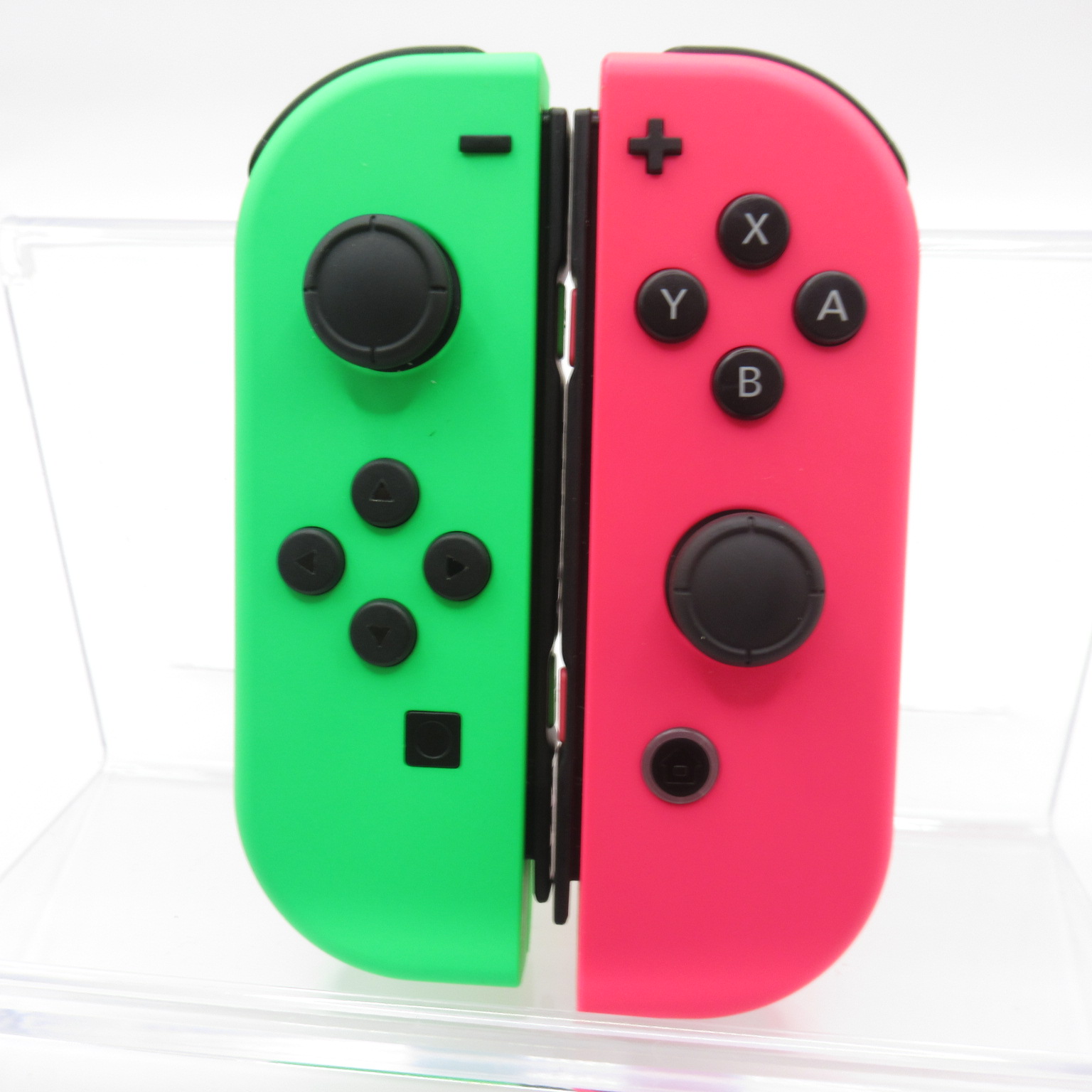 中古】JOY-CON (L) ネオングリーン／ (R) ネオンピンク 【Switch