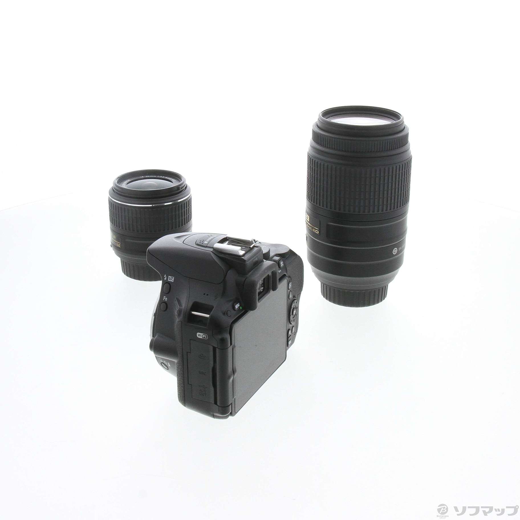 中古】NIKON D5500 ダブルズームキット ブラック [2133073416329