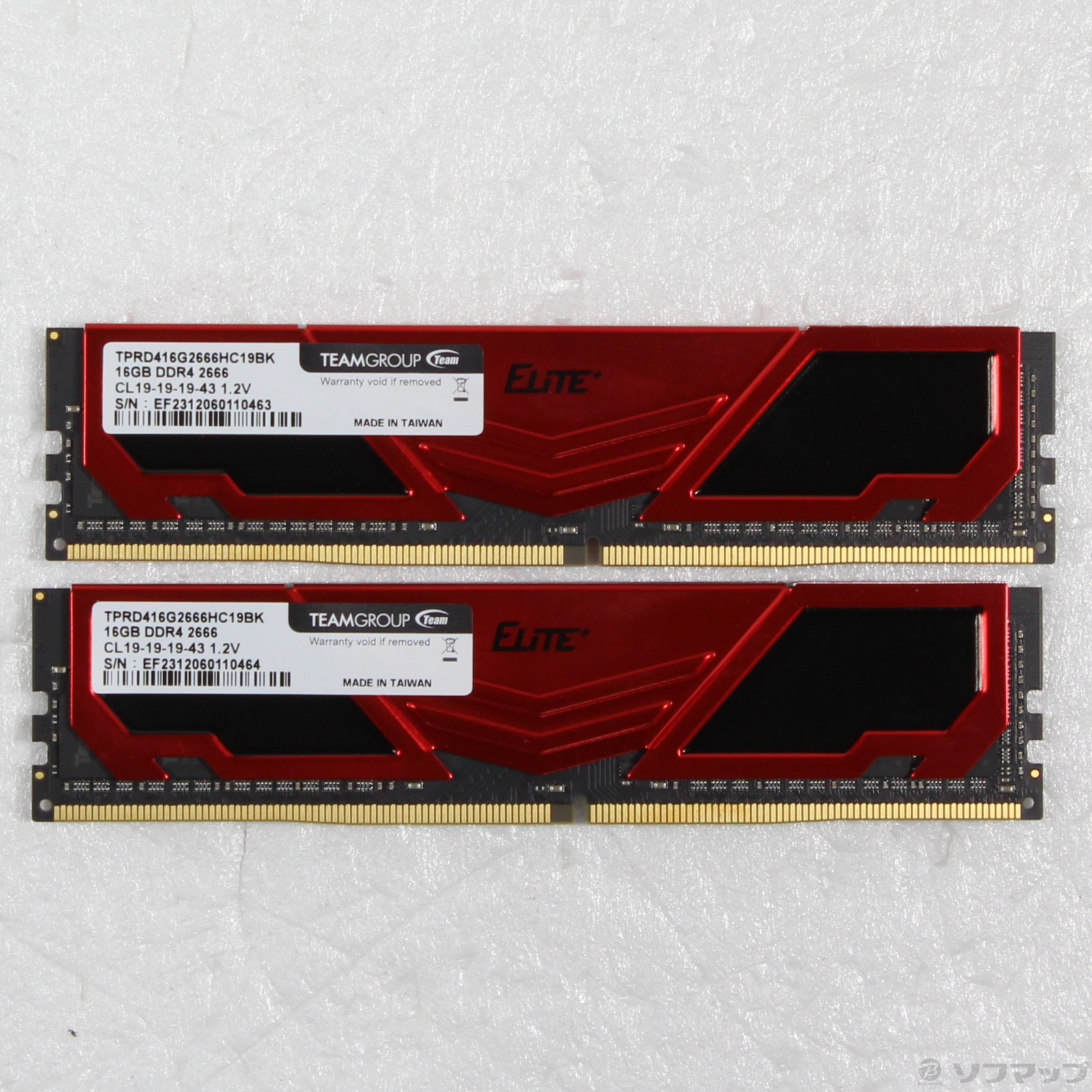 PCパーツ CFD Gaming DDR4 16GB 2枚セット 2666MHz メモリ