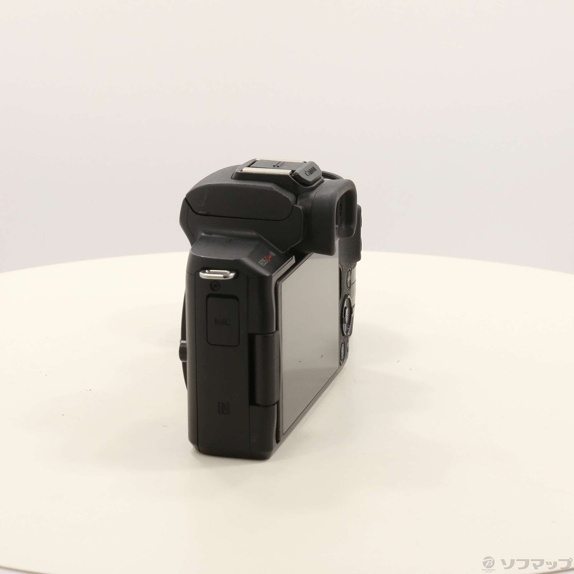 超美品 キャノン Kiss M EF-M 15-45 STM ブラック H080 中古】EOS Kiss M EF-M15-45 IS STM レンズキット ブラック