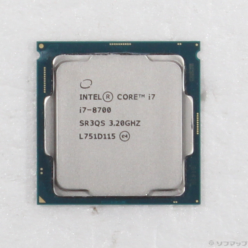 Intel Core i7-8700 LGA1151（中古） 中古】Core i7 8700 〔3.2GHz／LGA 1151〕 [2133073469073] - 法人専用