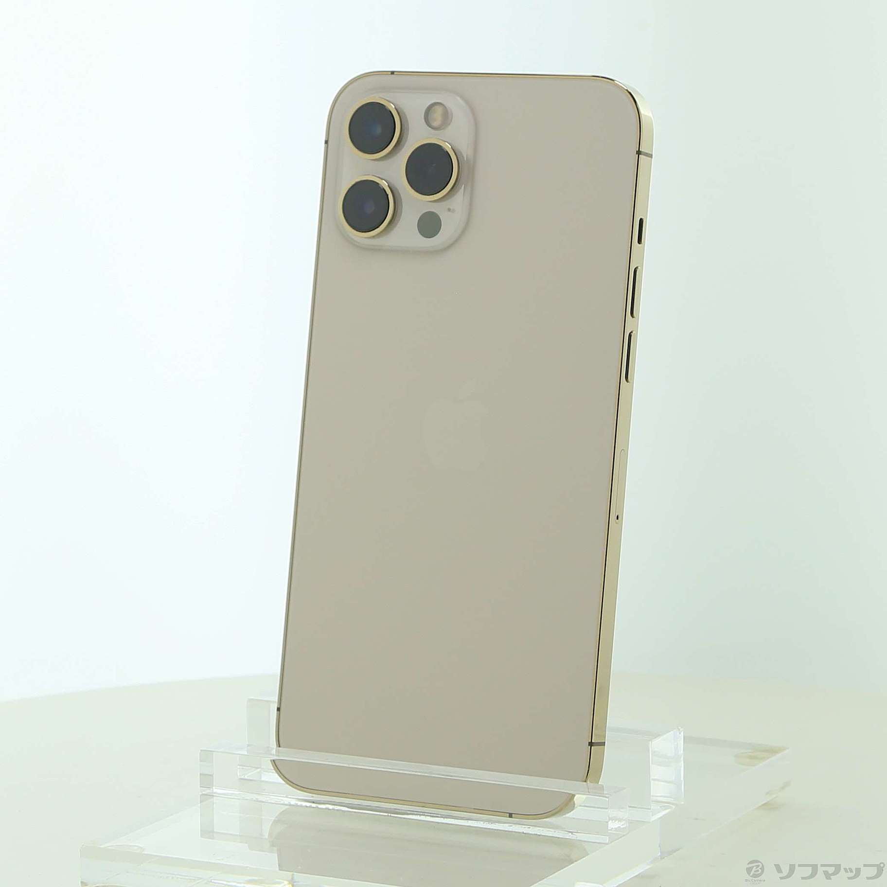 中古】iPhone12 Pro Max 128GB ゴールド MGCW3J／A SIMフリー 
