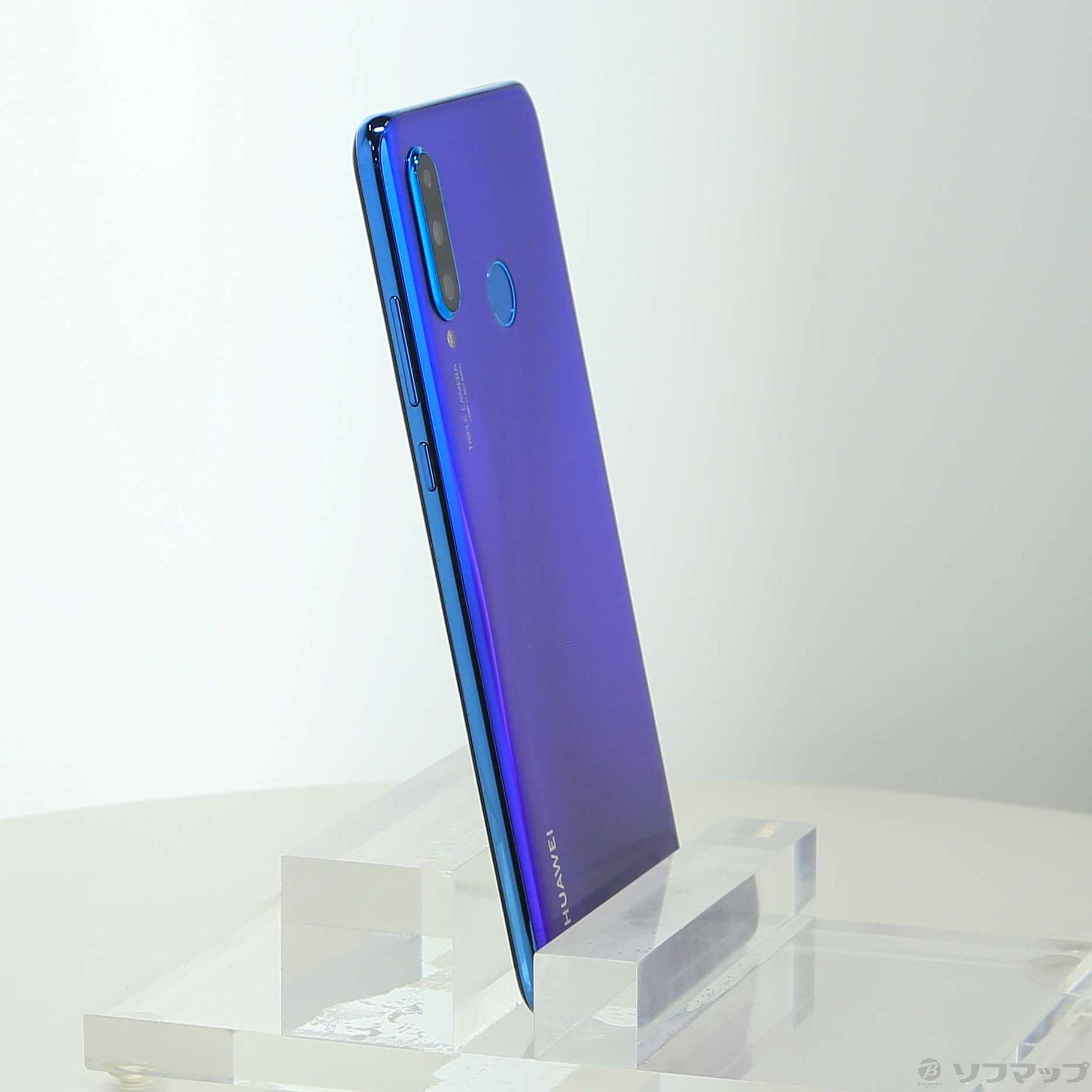 ファーウェイ HUAWEI P30 Lite ピーコックブルー 美品 中古】HUAWEI