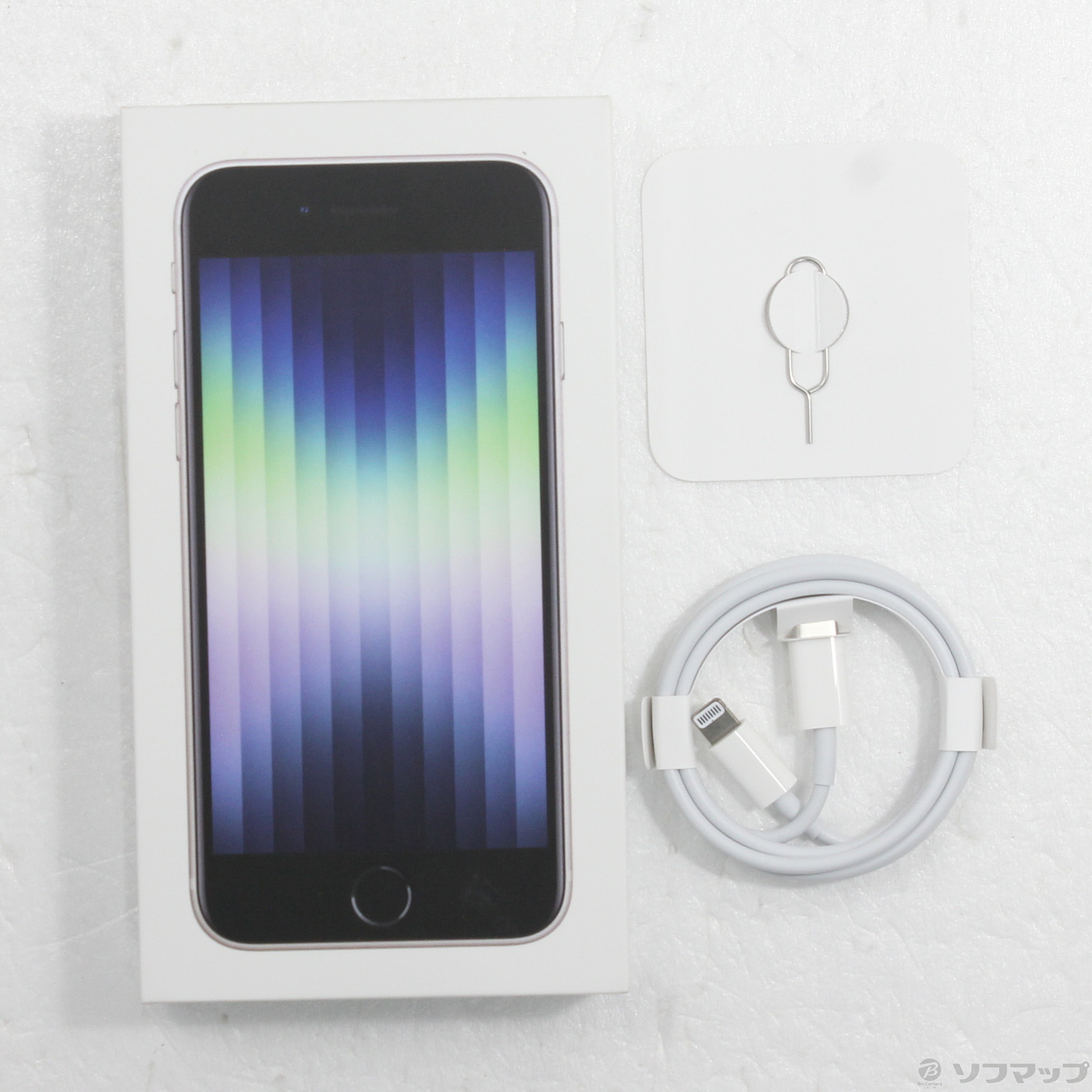 中古】iPhone SE 第3世代 64GB スターライト MMYD3J／A SIMフリー