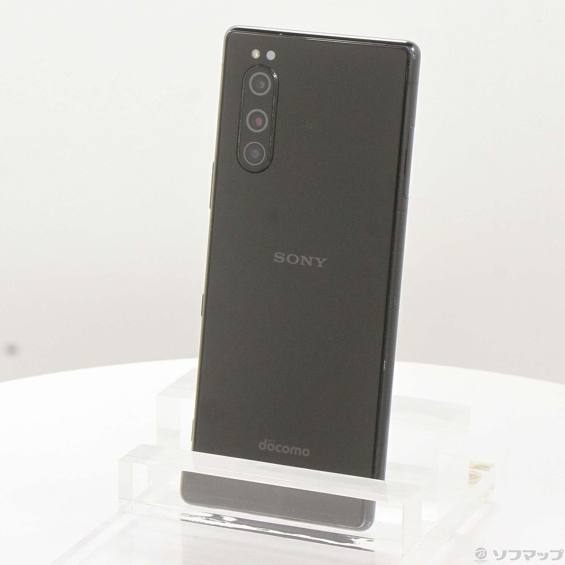 中古】Xperia 5 64GB ブラック SO-01M docomoロック解除SIMフリー 