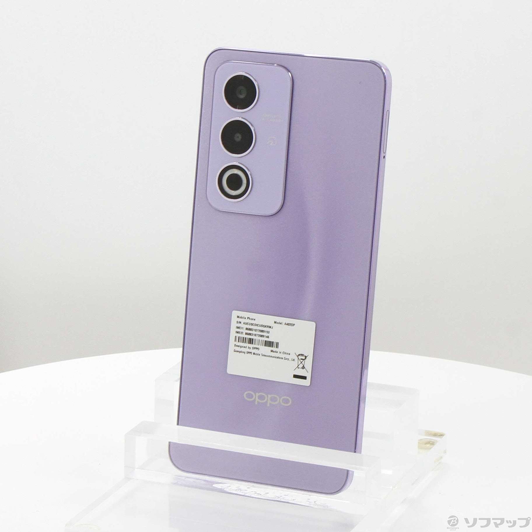 OPPO A3 パープル 未使用品OPPO A3 5G 128GB パープル SIMフリー OPPO