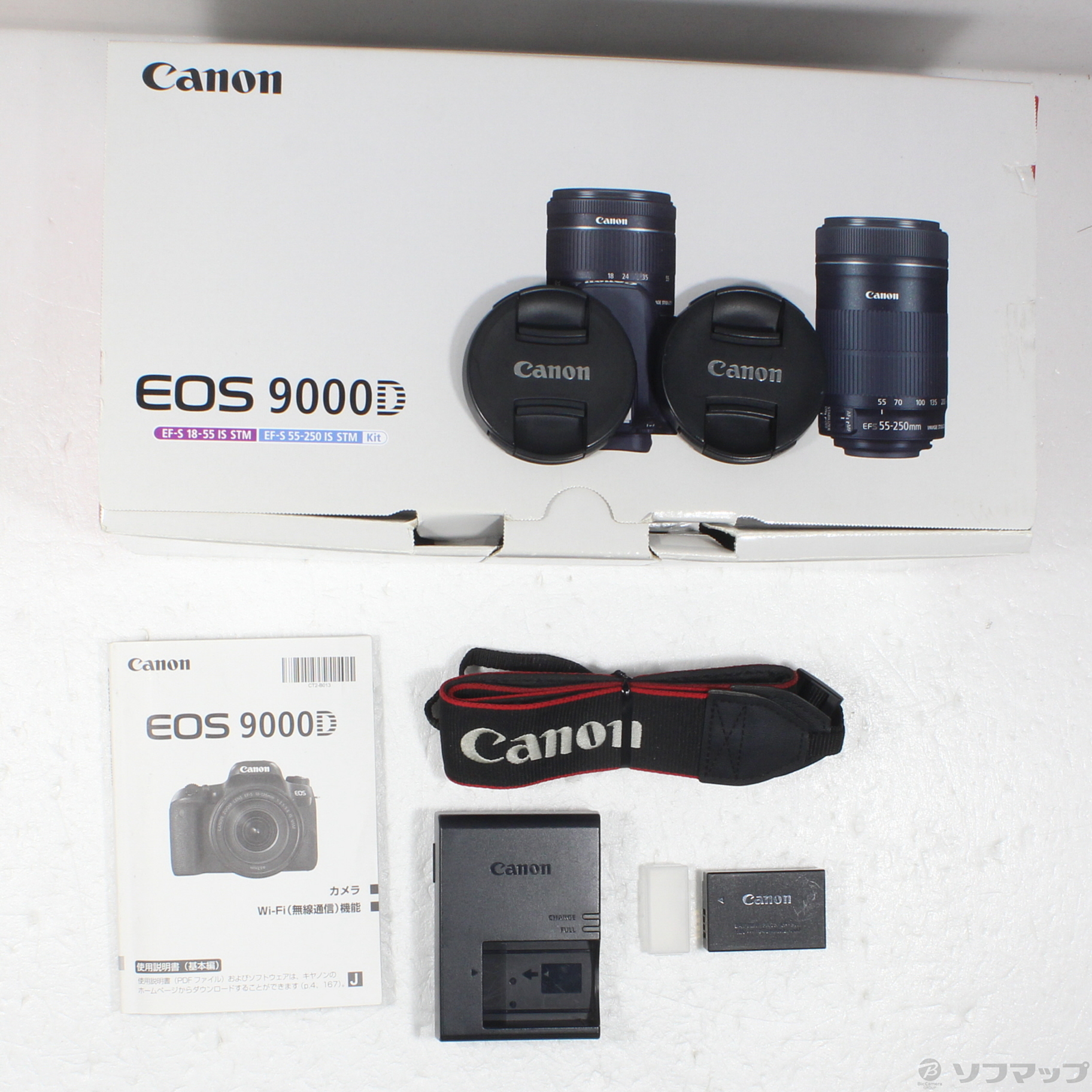 中古】EOS 9000D ダブルズームキット [2133073618686] - リコレ 