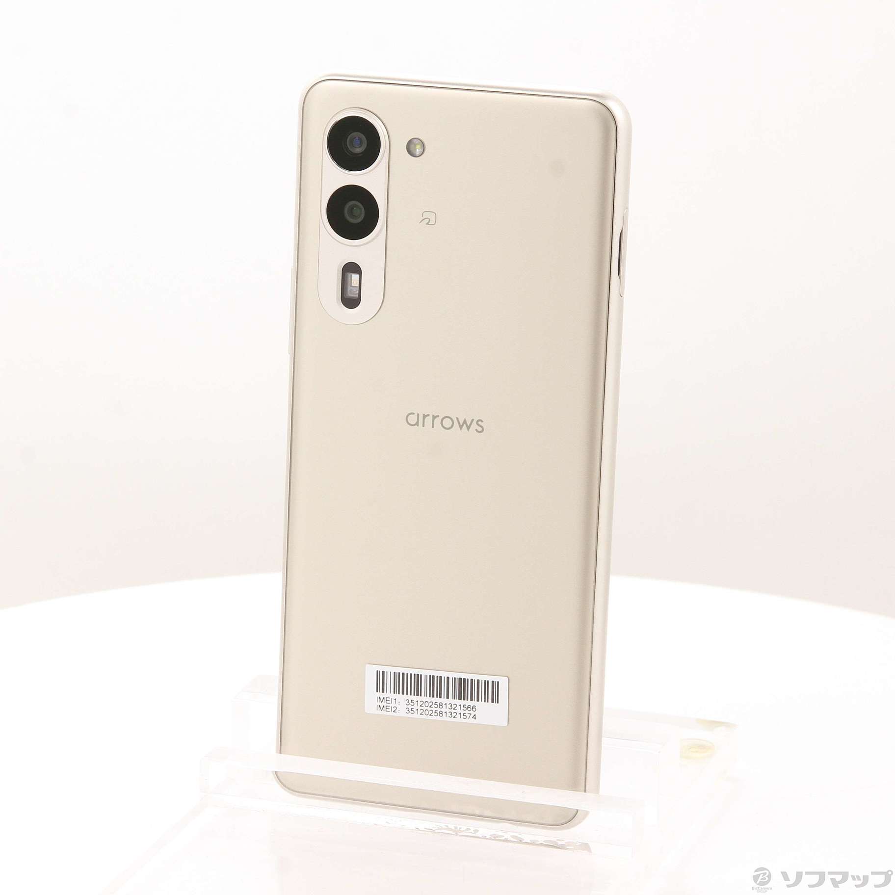 中古】arrows We2 Plus M06 256GB シャンパンシルバー ASMC06001 SIM